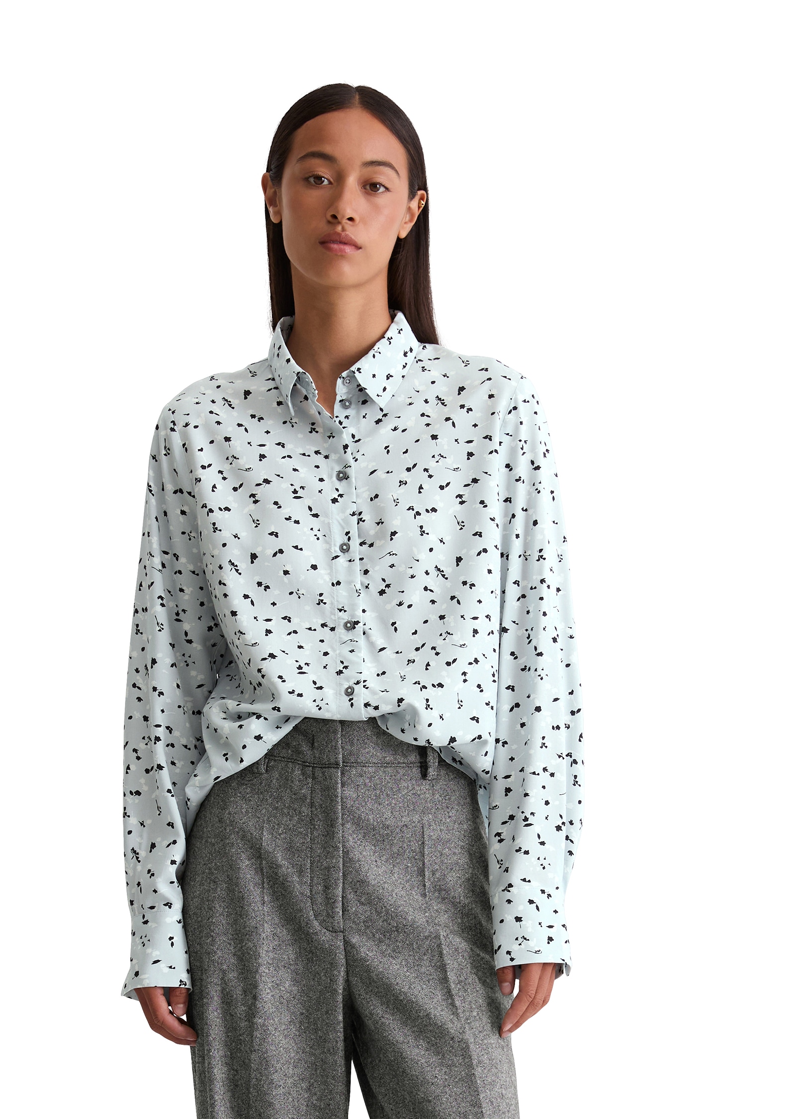 Marc OPolo Druckbluse Kentkragen, Regular Fit günstig online kaufen