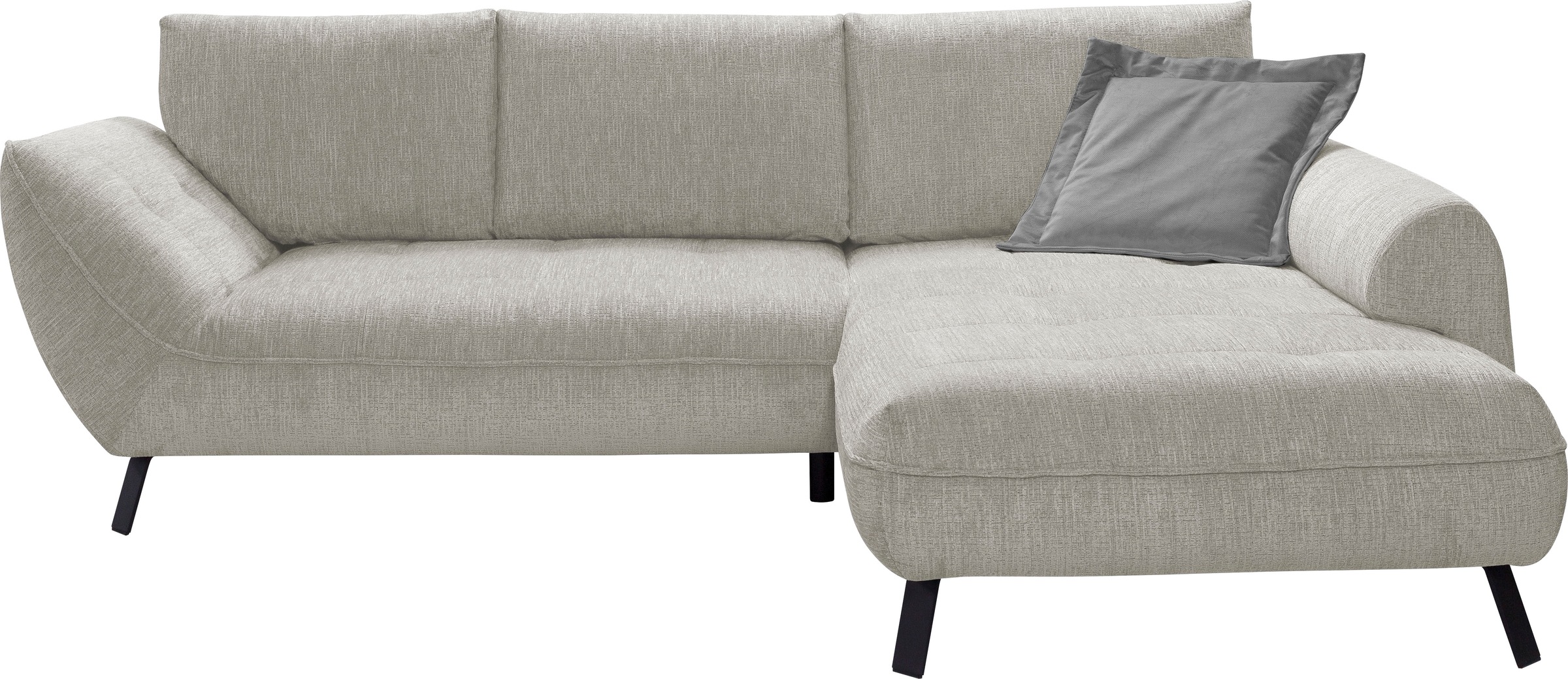 exxpo - sofa fashion Ecksofa "Bellini, Materialmix oder komplett Struktur, günstig online kaufen