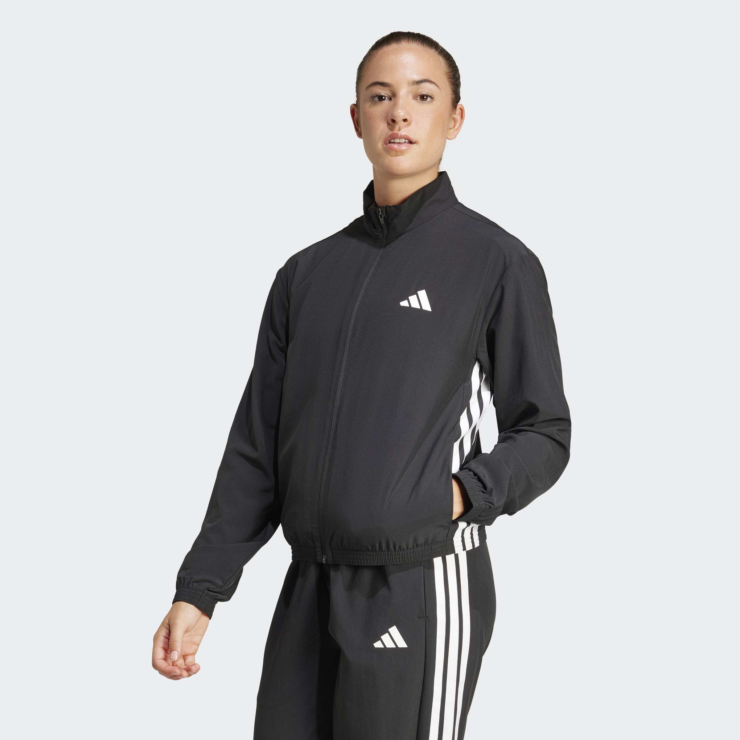 adidas Performance Trainingsjacke "WE 3S WOVEN JKT" mit Elasthan-Anteil, normale Länge
