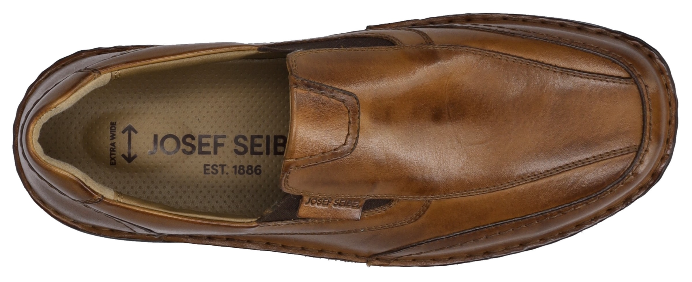 Josef Seibel Slipper »New Anvers 67«, Freizeitschuh, Halbschuh, Komfortschuh mit Wechselfußbett