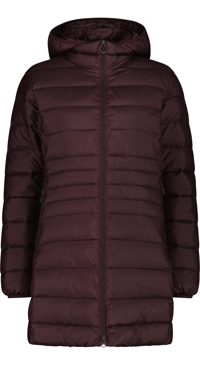 CMP Steppmantel "WOMAN PARKA ZIP HOOD" mit abnehmbarer Kapuze, sportlicher Stil, aus Nylon und Polyester