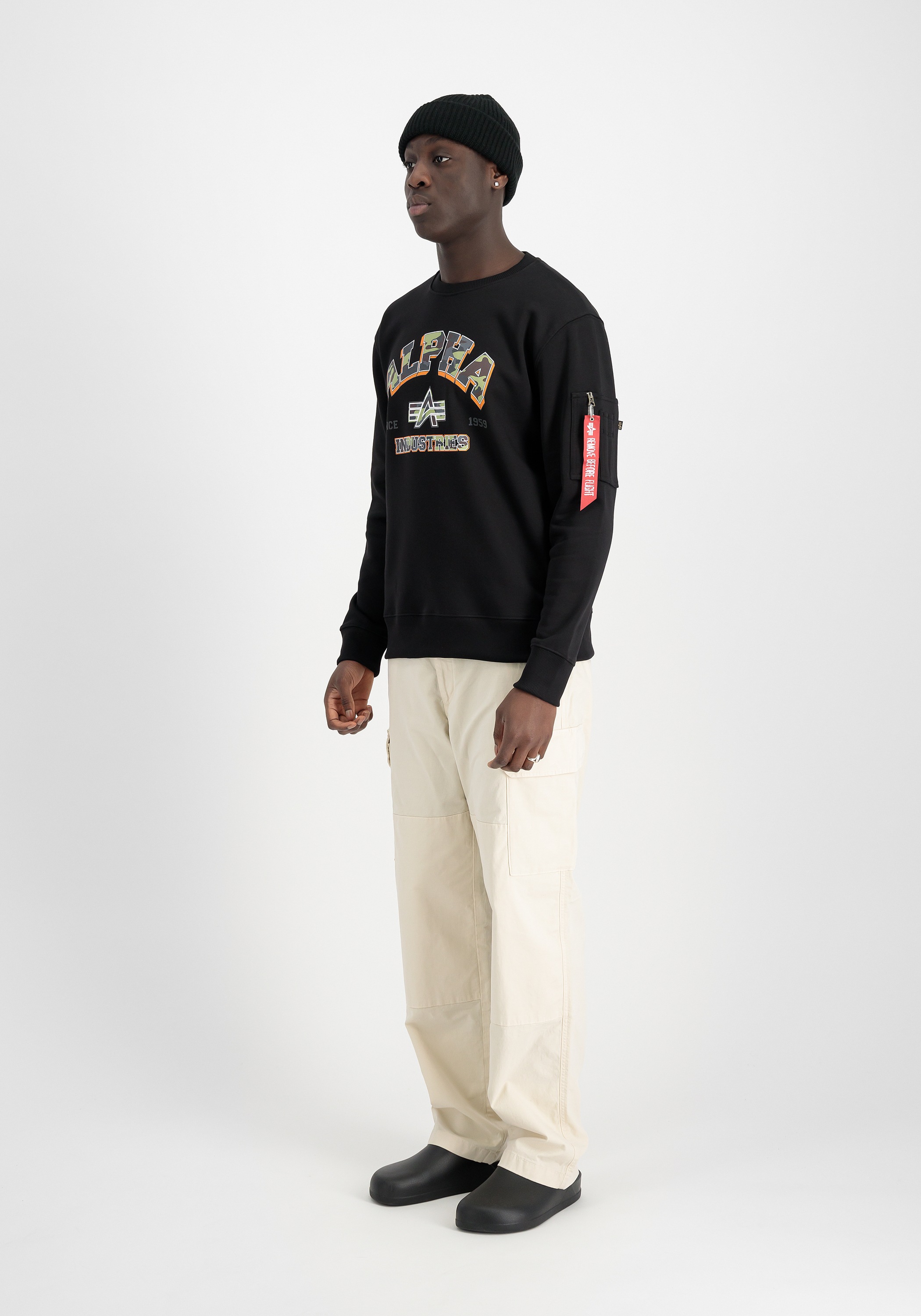 Thumbnail - Alpha Industries Sweater "College Camo Sweatshirt Sweatshirt"