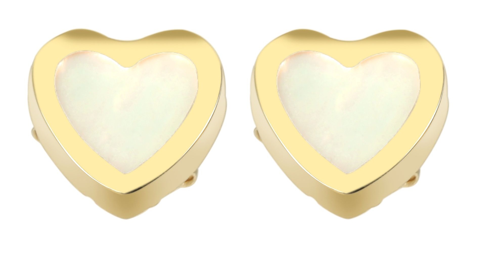 Adelia´s Paar Ohrhänger »Damen Ohrringe – Ohrstecker aus 333 Gold mit Perlmutt« Schöne Geschenkidee zum Muttertag