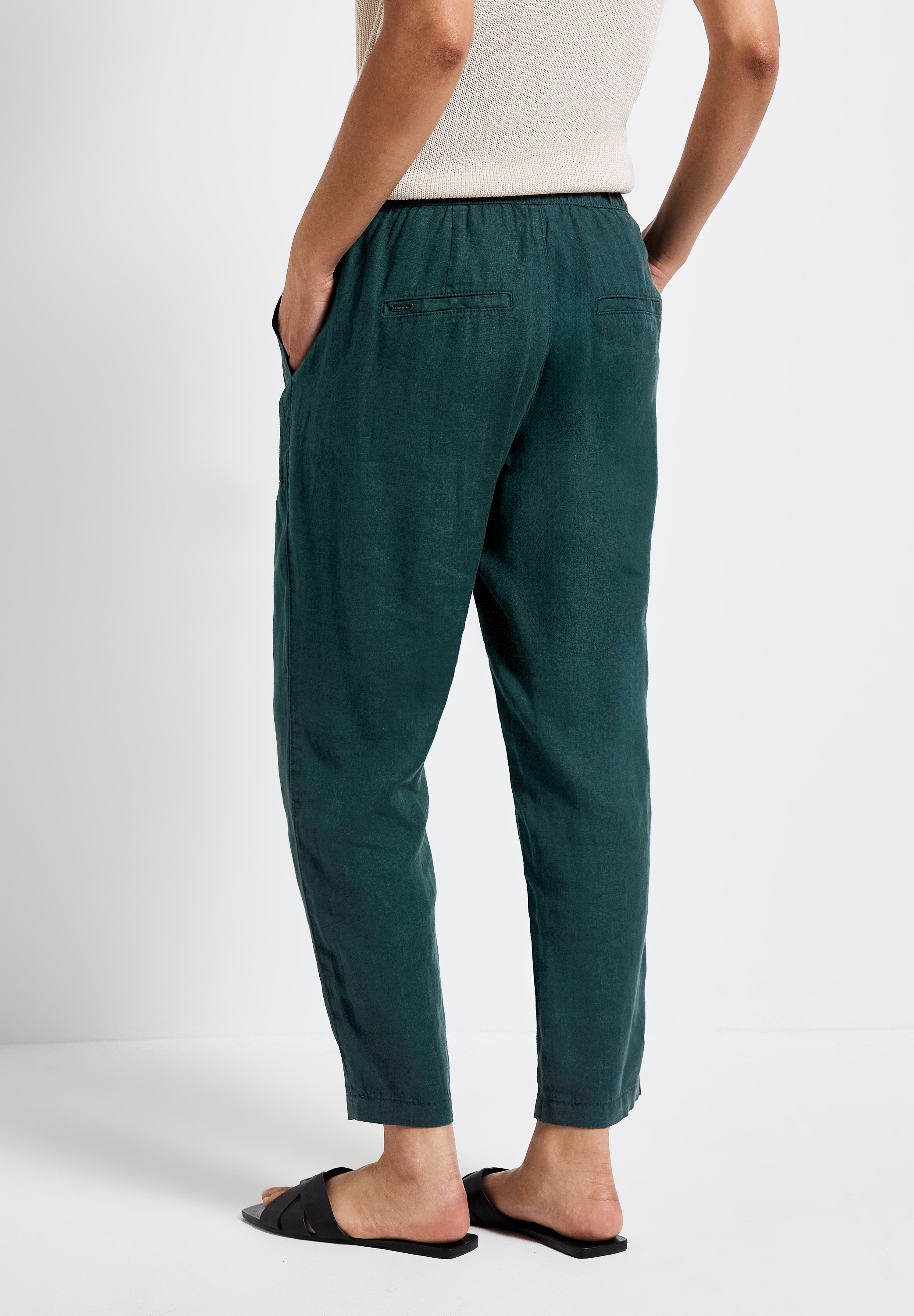STREET ONE Stoffhose, aus Leinen günstig online kaufen