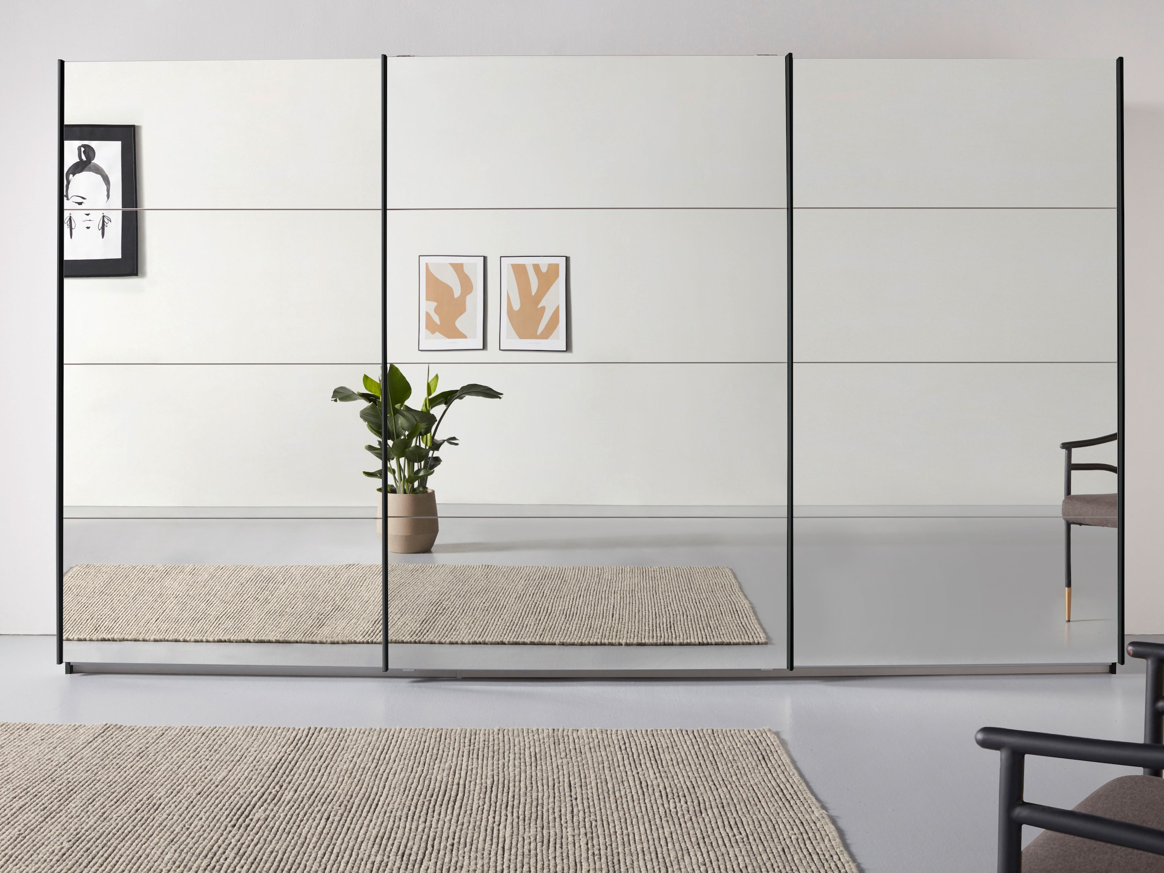 OTTO home Kleiderschrank "Mehrzweckschrank Aktenschrank Möbel Mietswohnung Schlafzimmer OTELI" 3 Ausstattungen BASIC/CLASSIC/PREMIUM (inkl. SOFT-CLOSE-FUNKTION), Breiten 203/271/315/360 cm Höhen 210/229 cm MADE IN GERMANY