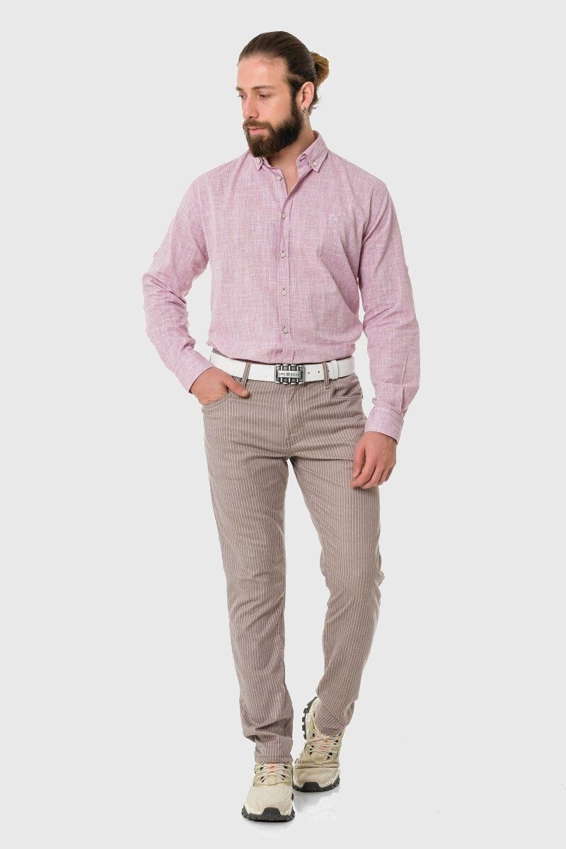 Cipo & Baxx Gerade Jeans »Hose«, im dezenten Streifen-Look