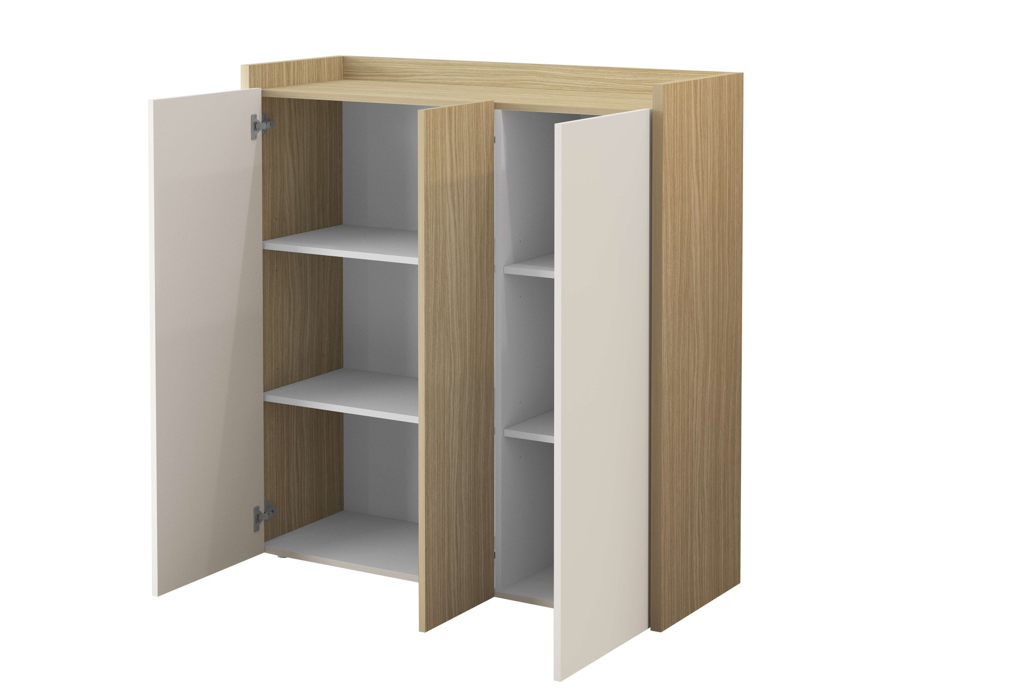 OTTO home Highboard »Highboard ALTEA, Kommode, Schrank, Kredenz« 1 Stk. tlg. Mit 3 Drehtüren, 6 Innenfächern, B.112,5 cm