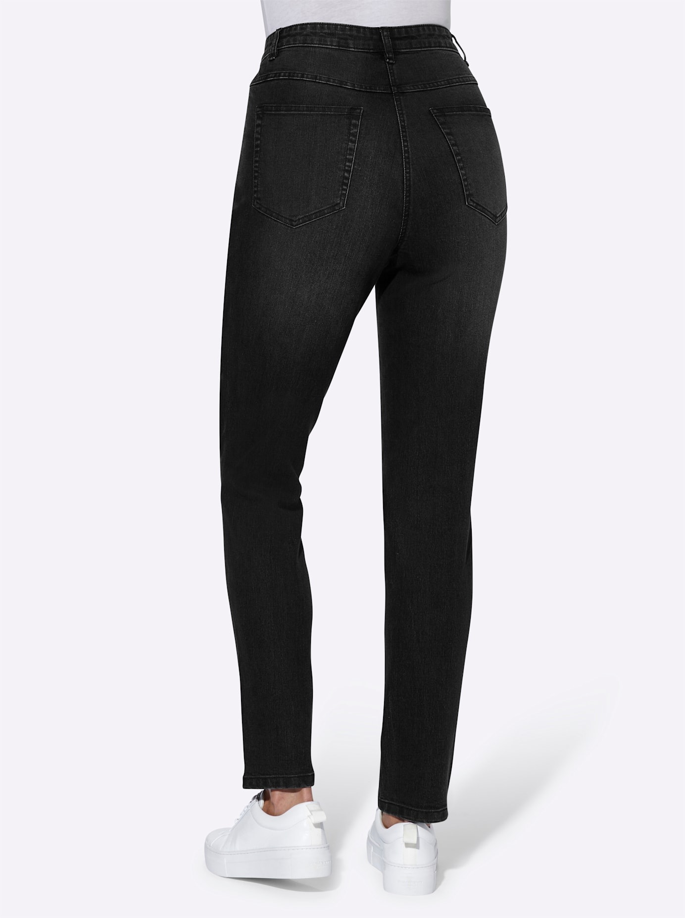 Classic Basics High-Waist Jeans Black Size 54 2