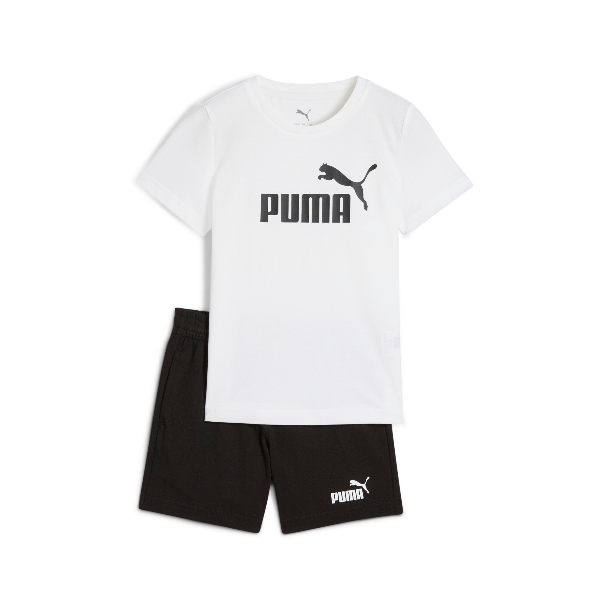 PUMA Trainingsanzug »ESS NO.1 LOGO TEE AND SHORTS SET PS«, (2 tlg.)