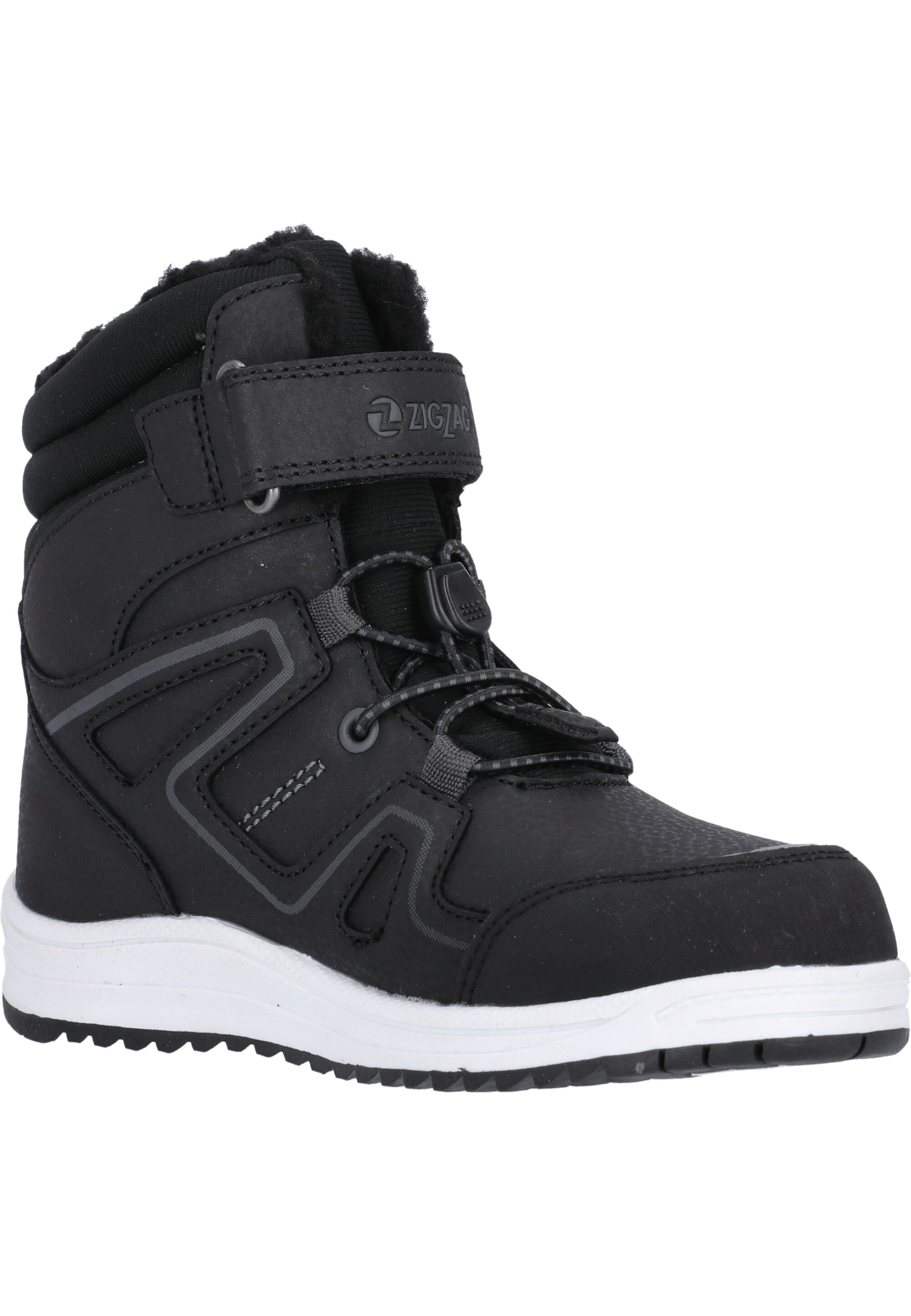 ZIGZAG Jungen Winterboots "Rincet Kids Boot WP", Gr. 33schwarz, Synthetik, Textil, Schuhe, Winterstiefel,Schnürstiefel,