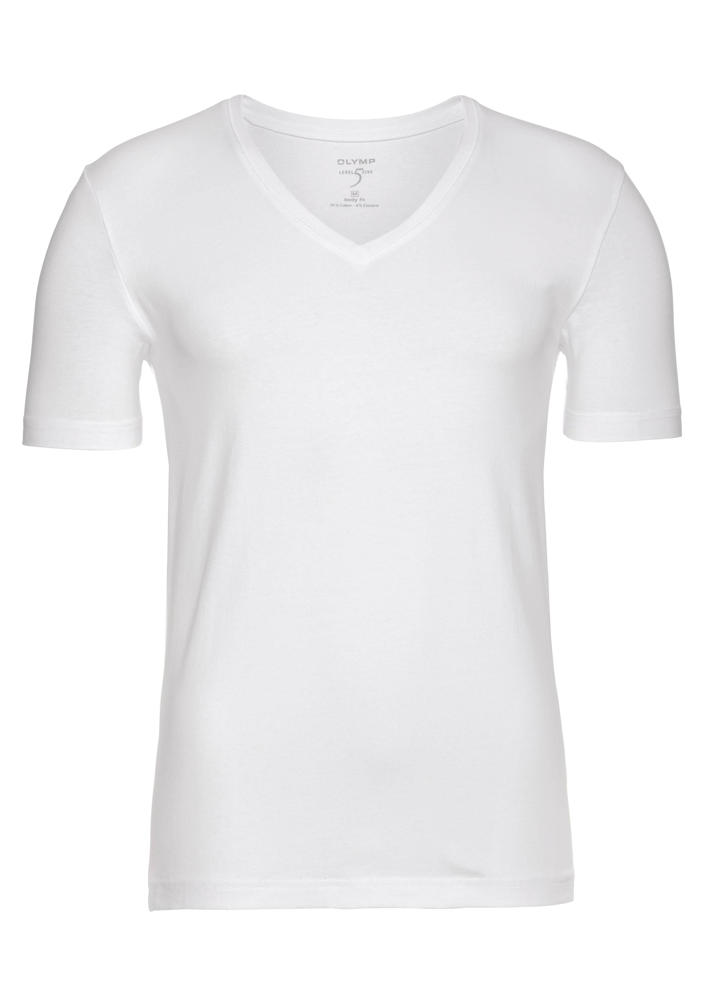 OLYMP T-Shirt »Casual«, V-Ausschnitt, Ideal zum Unterziehen