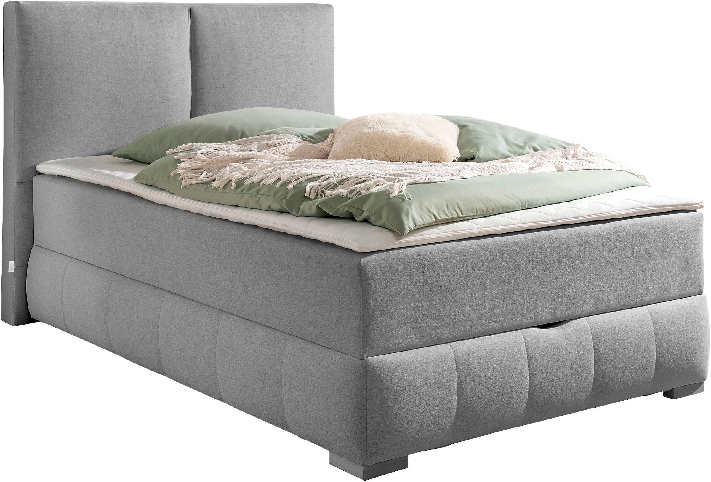 OTTO home "Wehma mit Kopfteil inkl. Bettkasten" in H2, H3 & H4 wählbar, inklusive Topper
