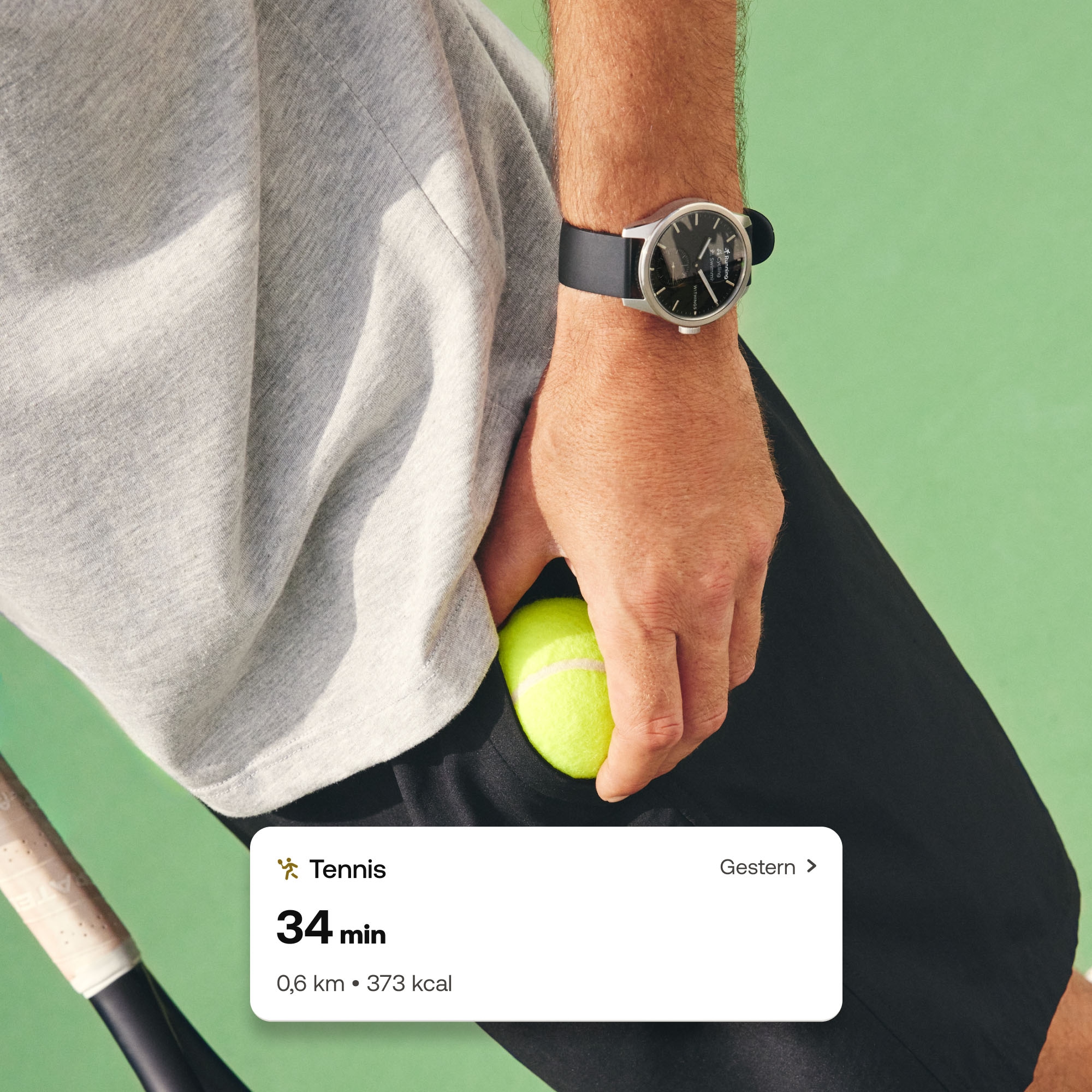 Withings Smartwatch »ScanWatch 2 42mm«, HealthSense OS,)