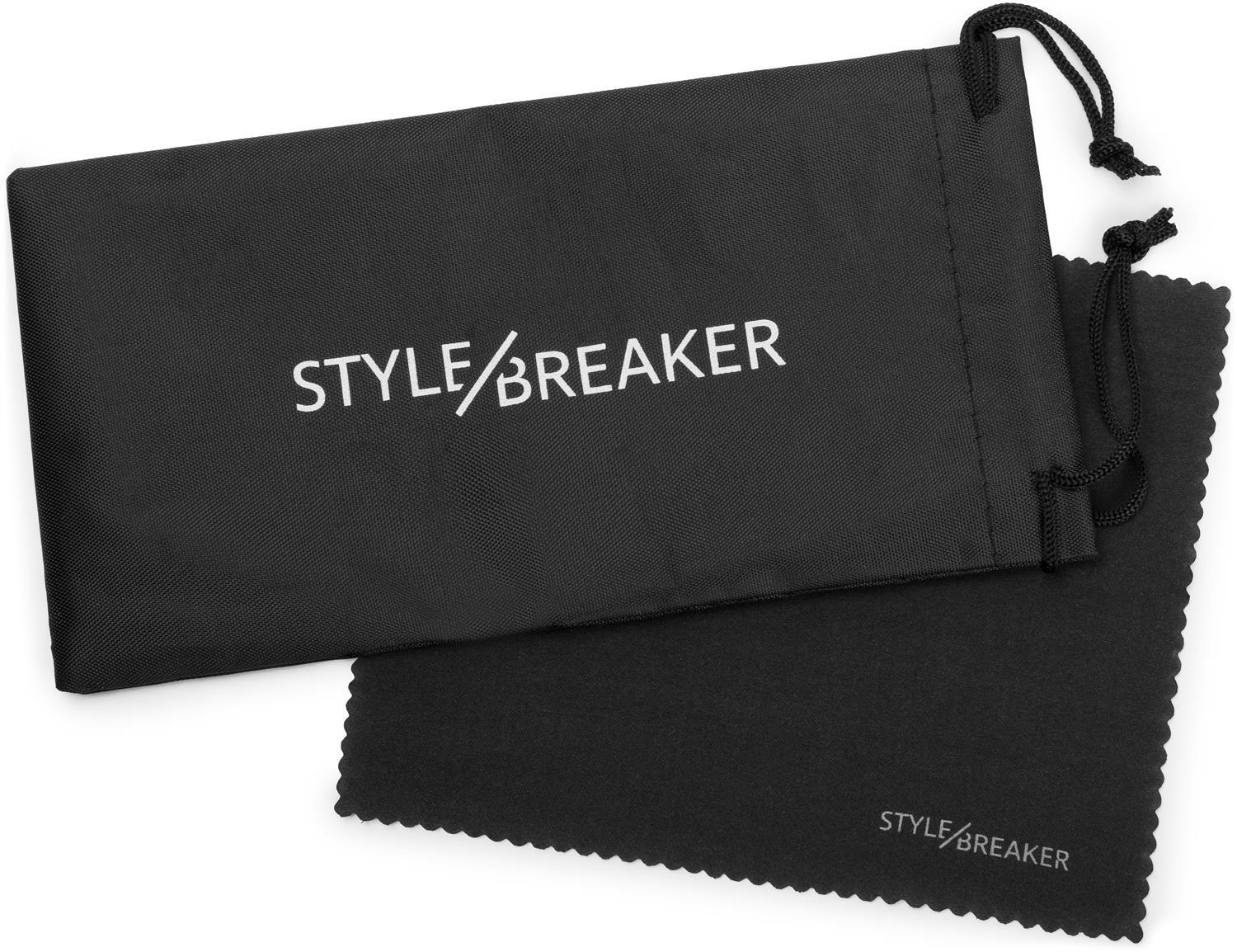 styleBREAKER Sonnenbrille "Sonnenbrille Pantobrille rund" 1 Stk.