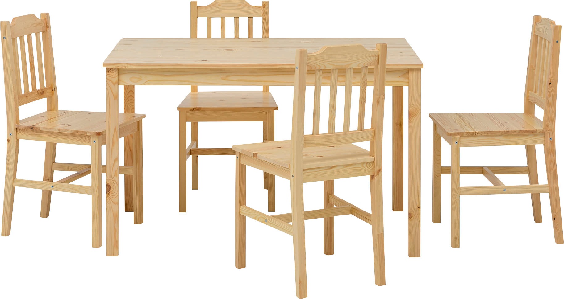 Thumbnail - Home affaire Essgruppe "Chur" Set, 5 Stk. tlg. gefertigt aus massivem Kiefernholz