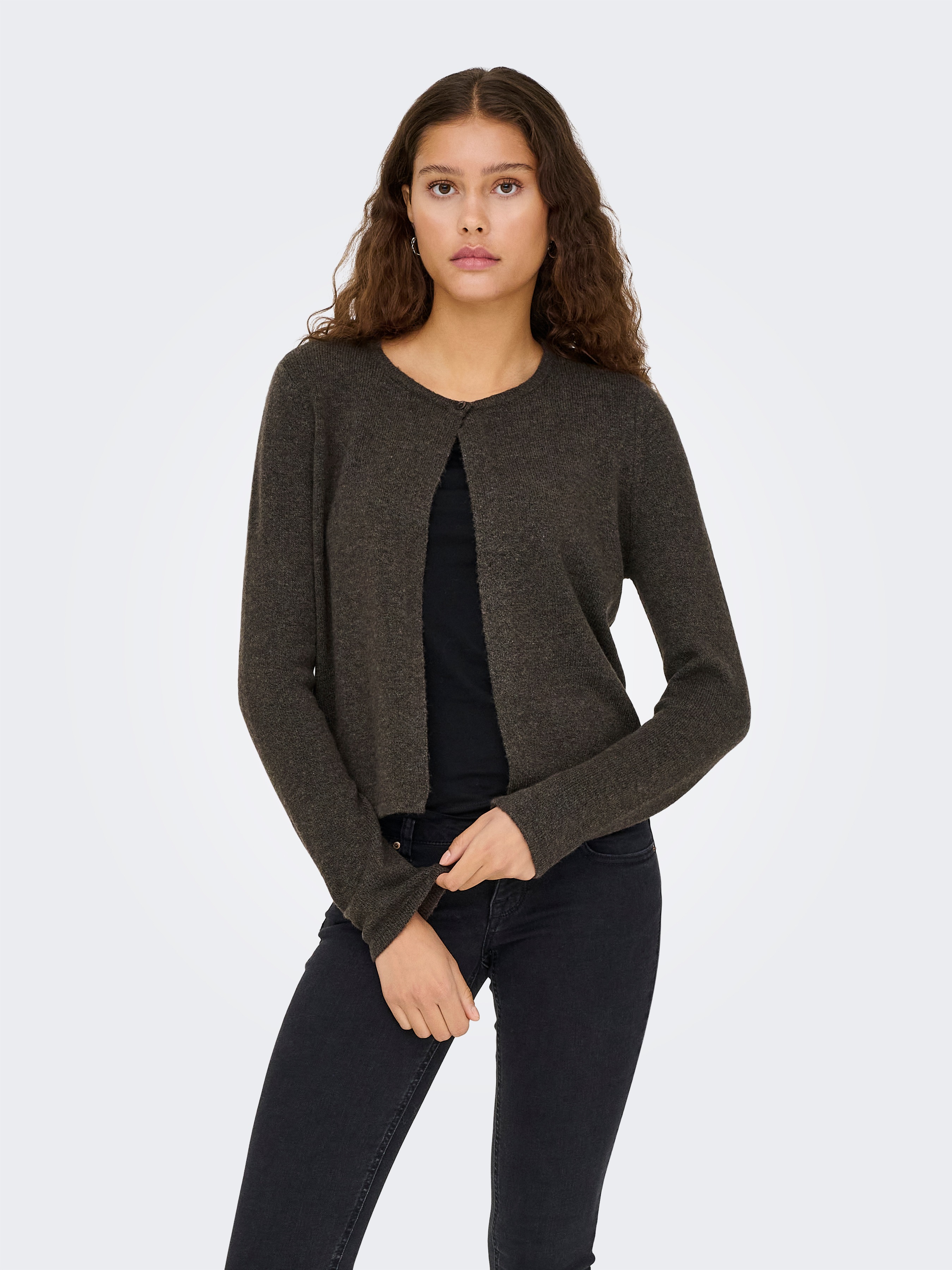 JDY Strickjacke "JDYRUE LIFE L/S ONEBUTTON CARDI KNT NOOS" günstig online kaufen