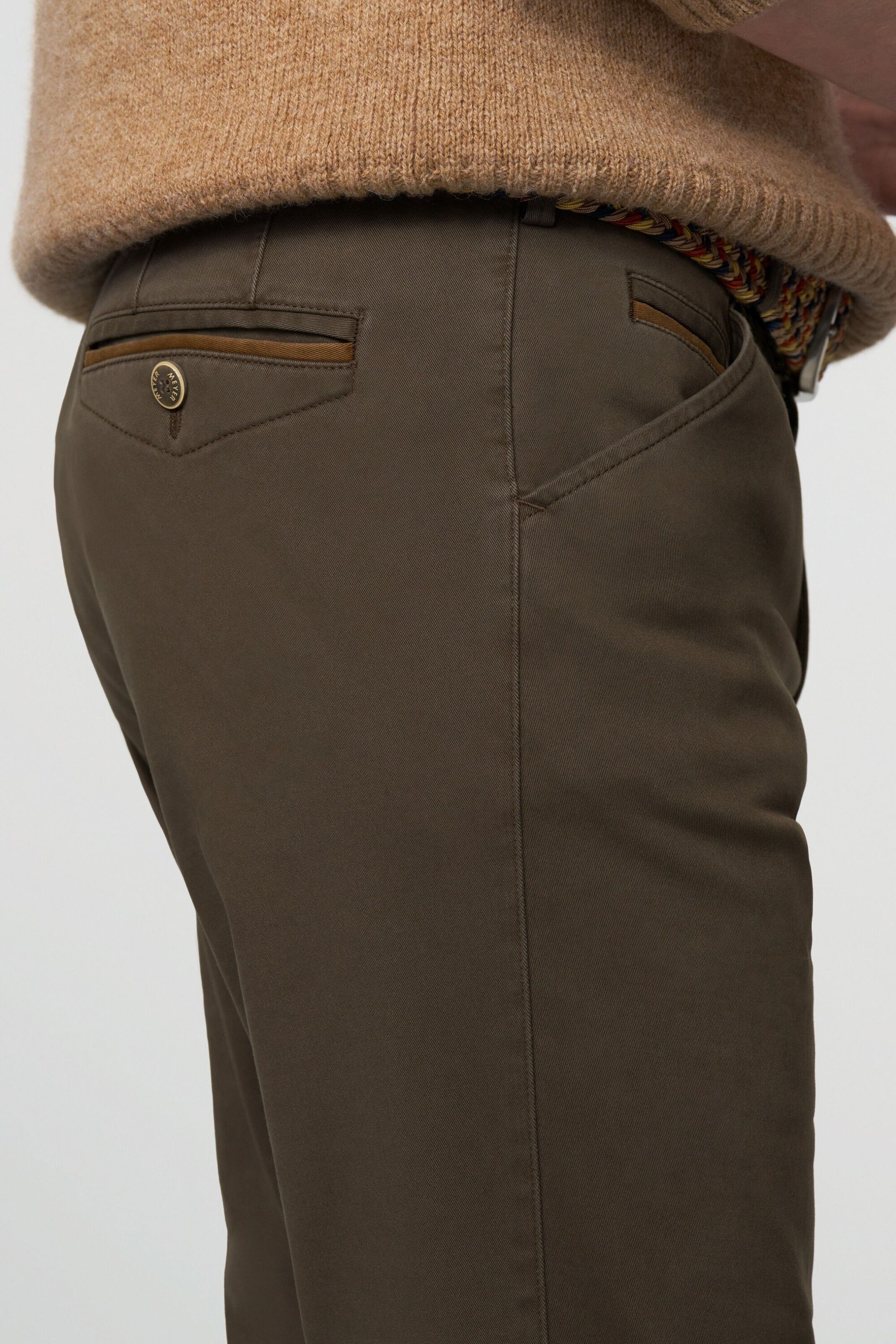 MEYER Chinos »Chicago«, aus Bio-Baumwolle