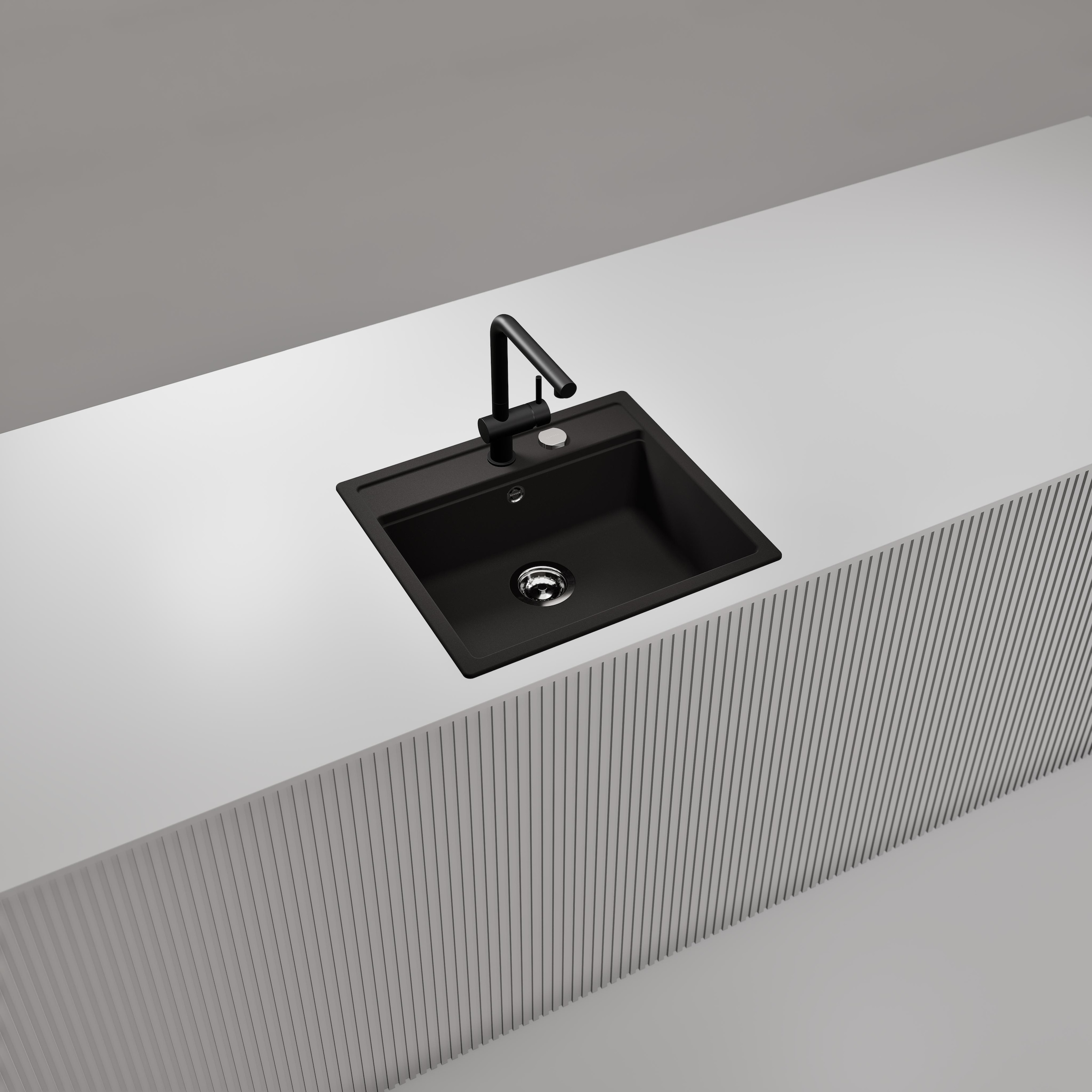 Schock Küchenspüle »Nemo N-100 und Armatur Epos«, bestehend aus Spüle und Armatur