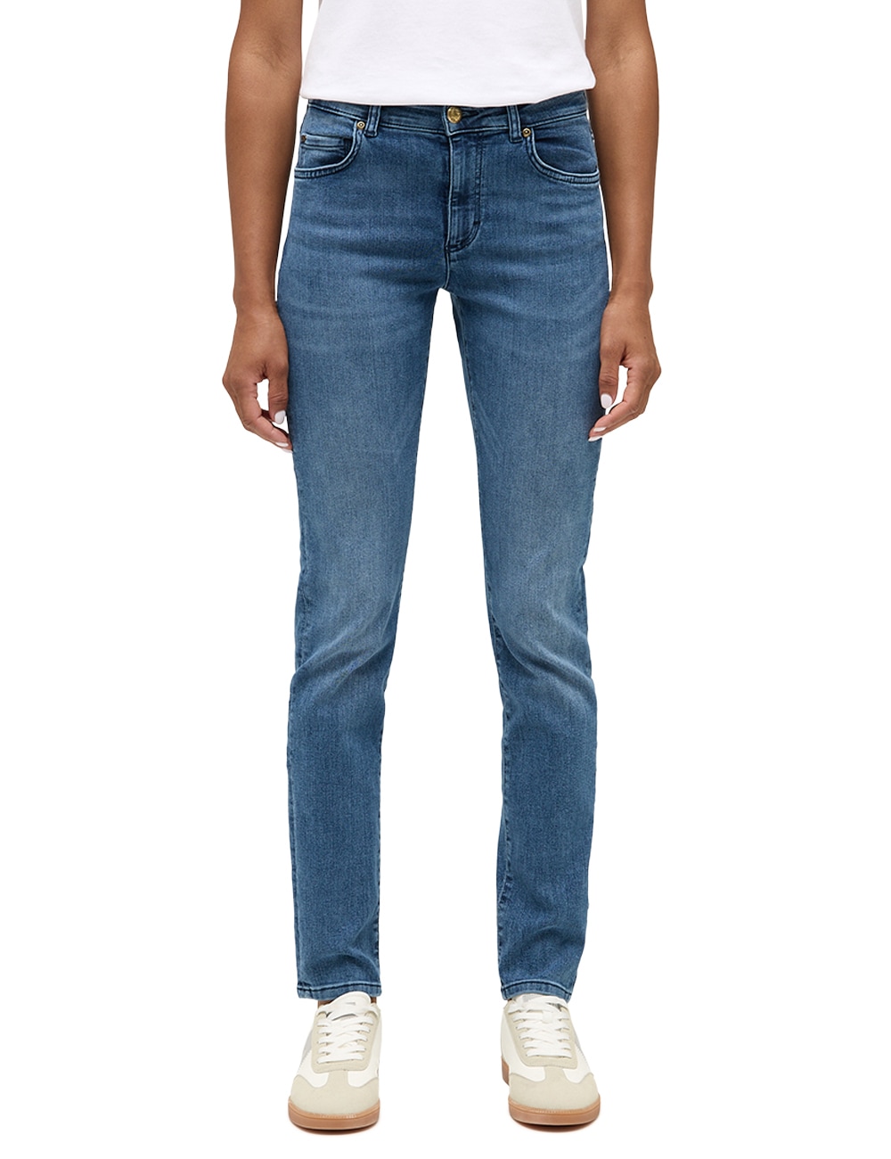 MUSTANG Slim-fit-Jeans "Damen Style Crosby Relaxed Slim" günstig online kaufen