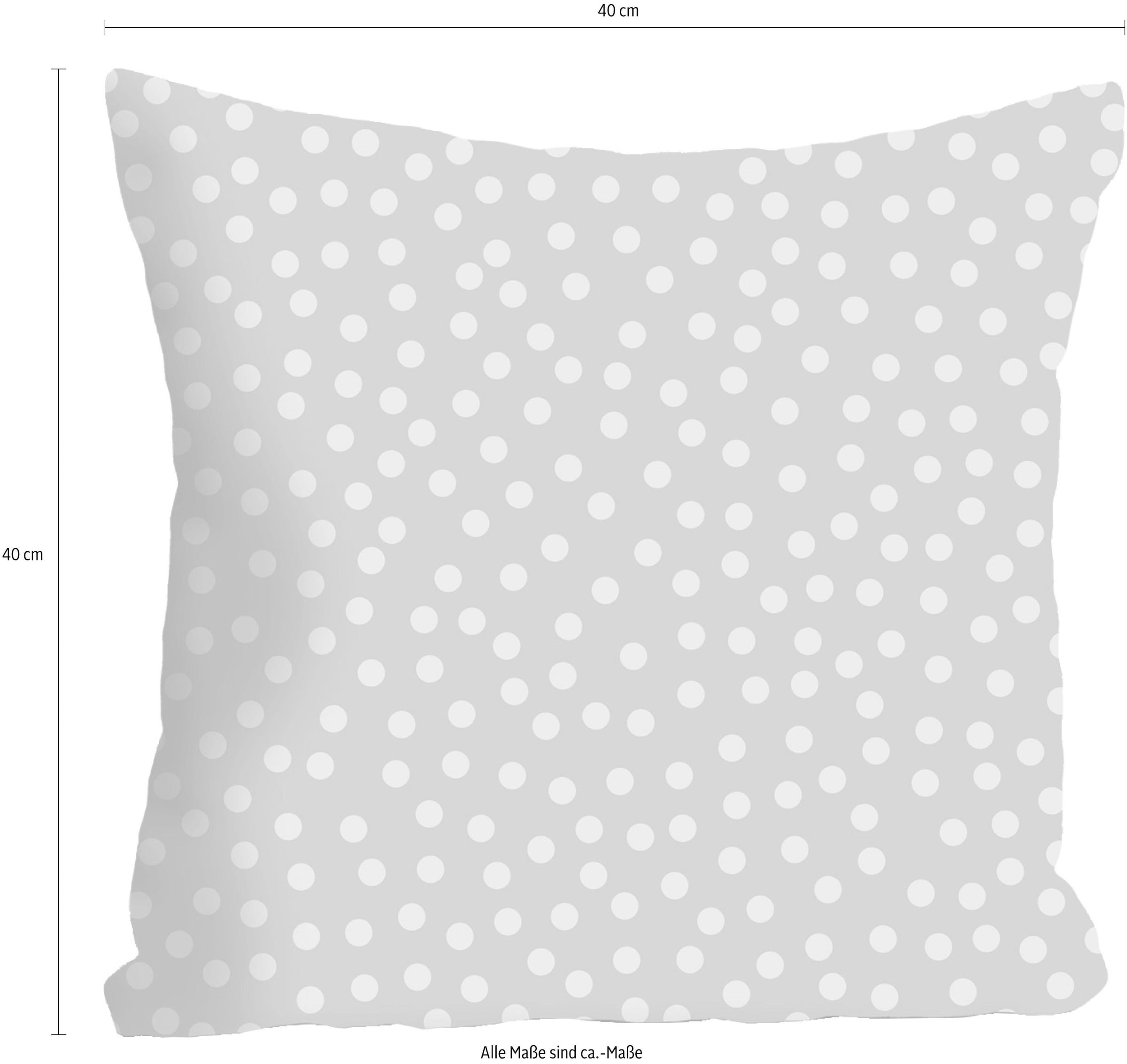 queence Dekokissen »Punkte« Kissenhülle ohne Füllung, 1 Stück