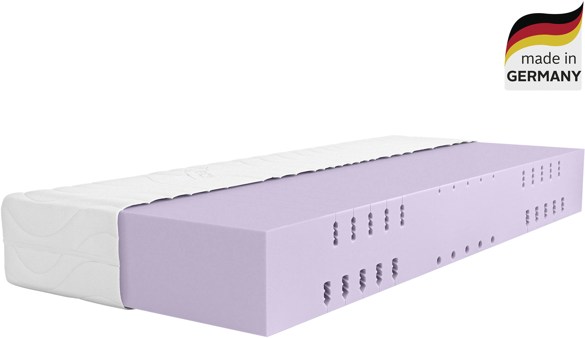 OTTO home Komfortschaummatratze "NEUHEIT, PREMIUM Tornby, 90x200 cm, 140x200 cm & mehr, atmungsaktiv" 27 cm hoch Raumgewicht: 39 kg/m³ 1 Stk. tlg. Wendematratze H2+3/H3+4/H4+5, ergonomisch, langlebige Qualität (RG 39)