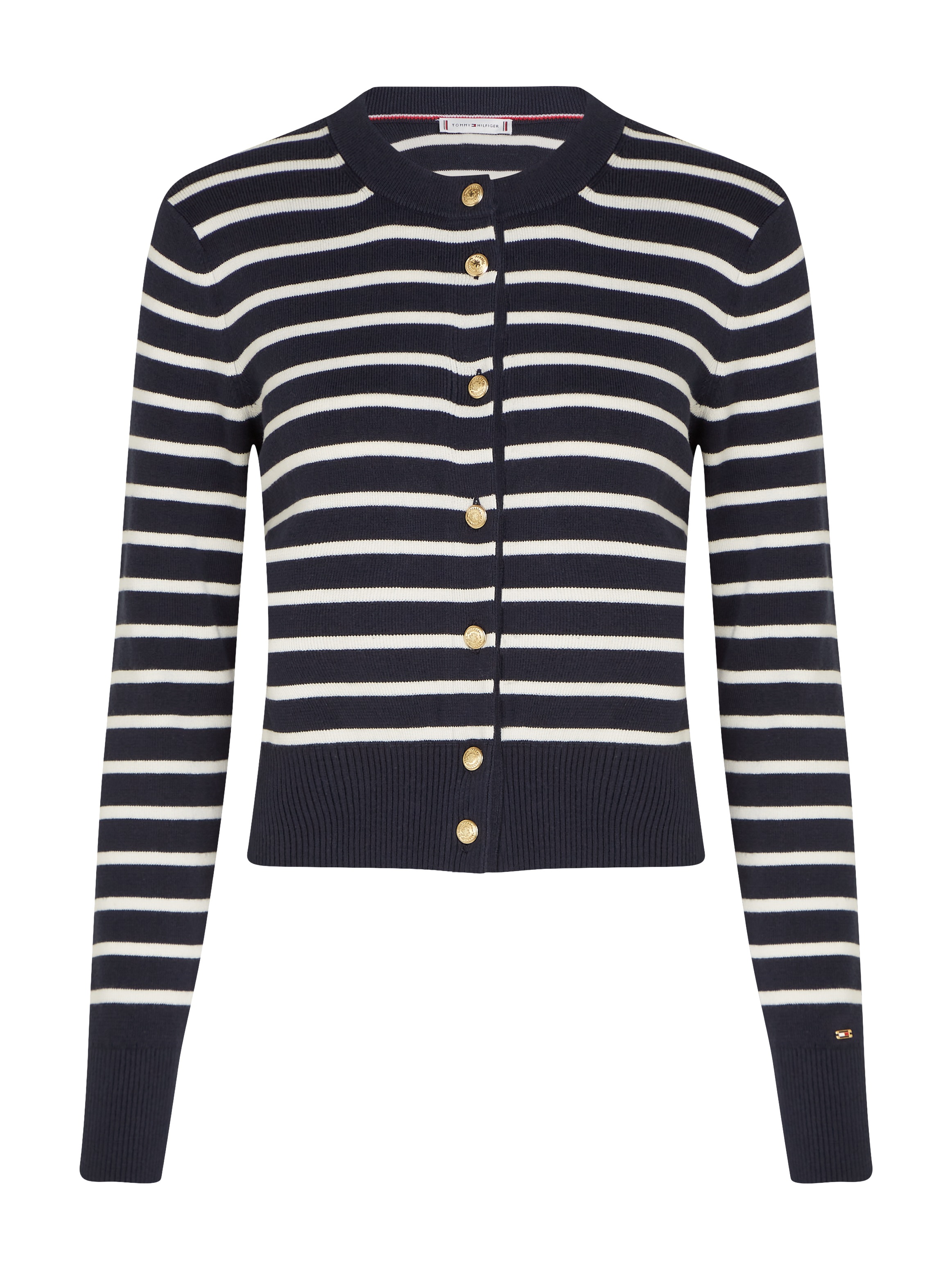 Tommy Hilfiger Strickjacke, mit Logoprägung