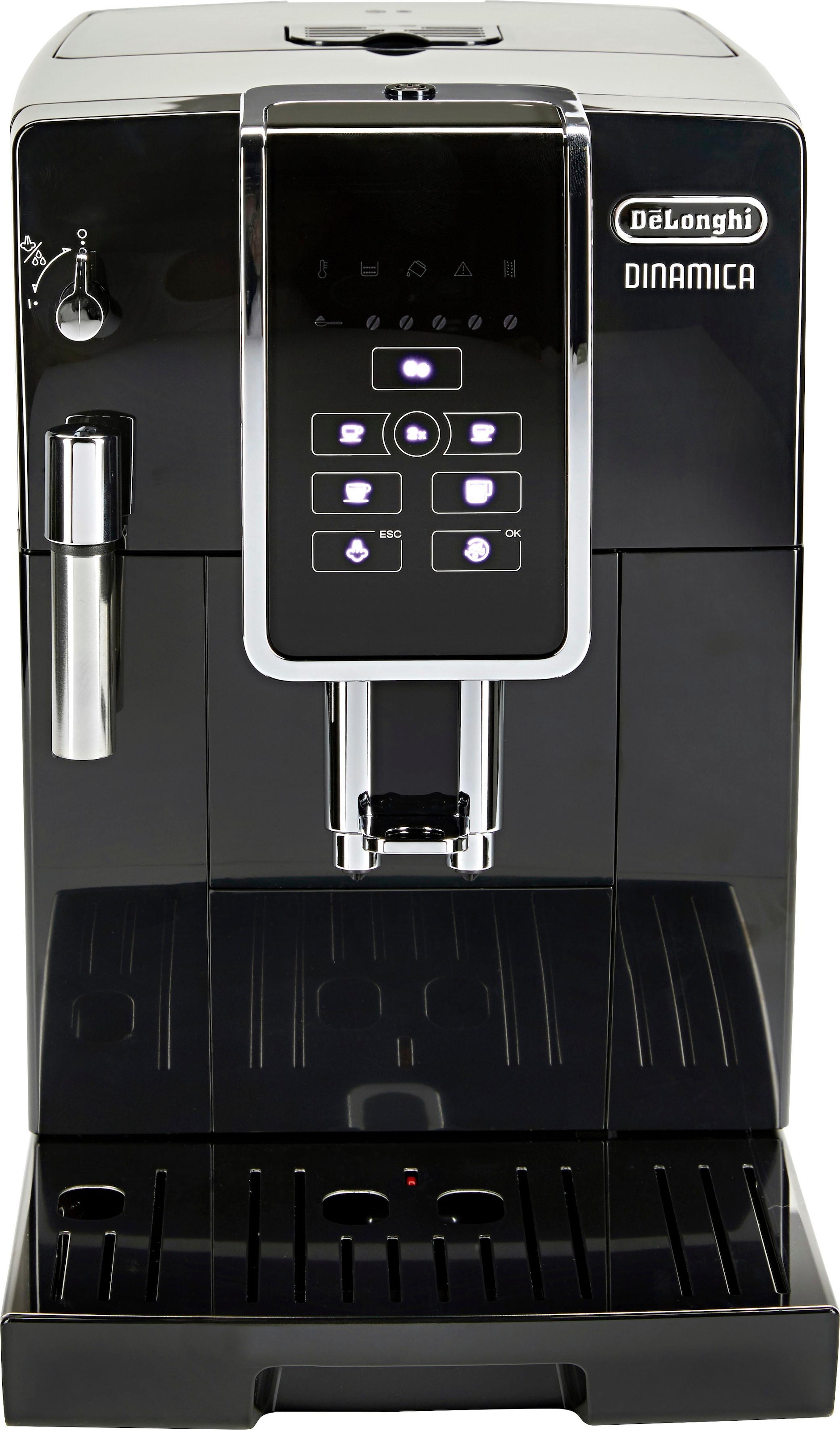 De'Longhi Kaffeevollautomat »Dinamica ECAM 358.15.B«, Sensor-Bedienfeld, inkl. Pflegeset im Wert von € 31,99 UVP