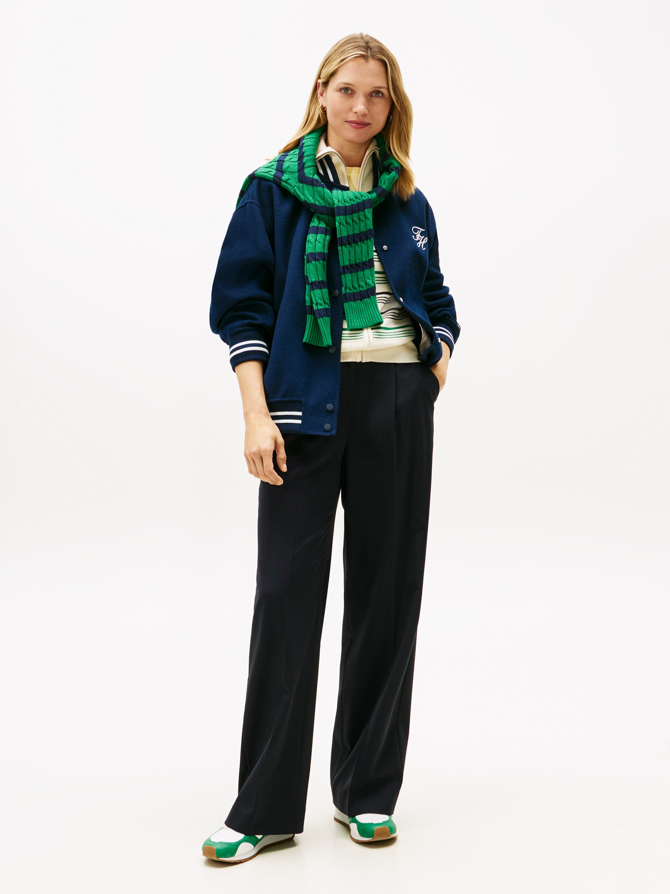 Thumbnail - Tommy Hilfiger Anzughose "TIMELESS WOOL WIDE LEG PANT"