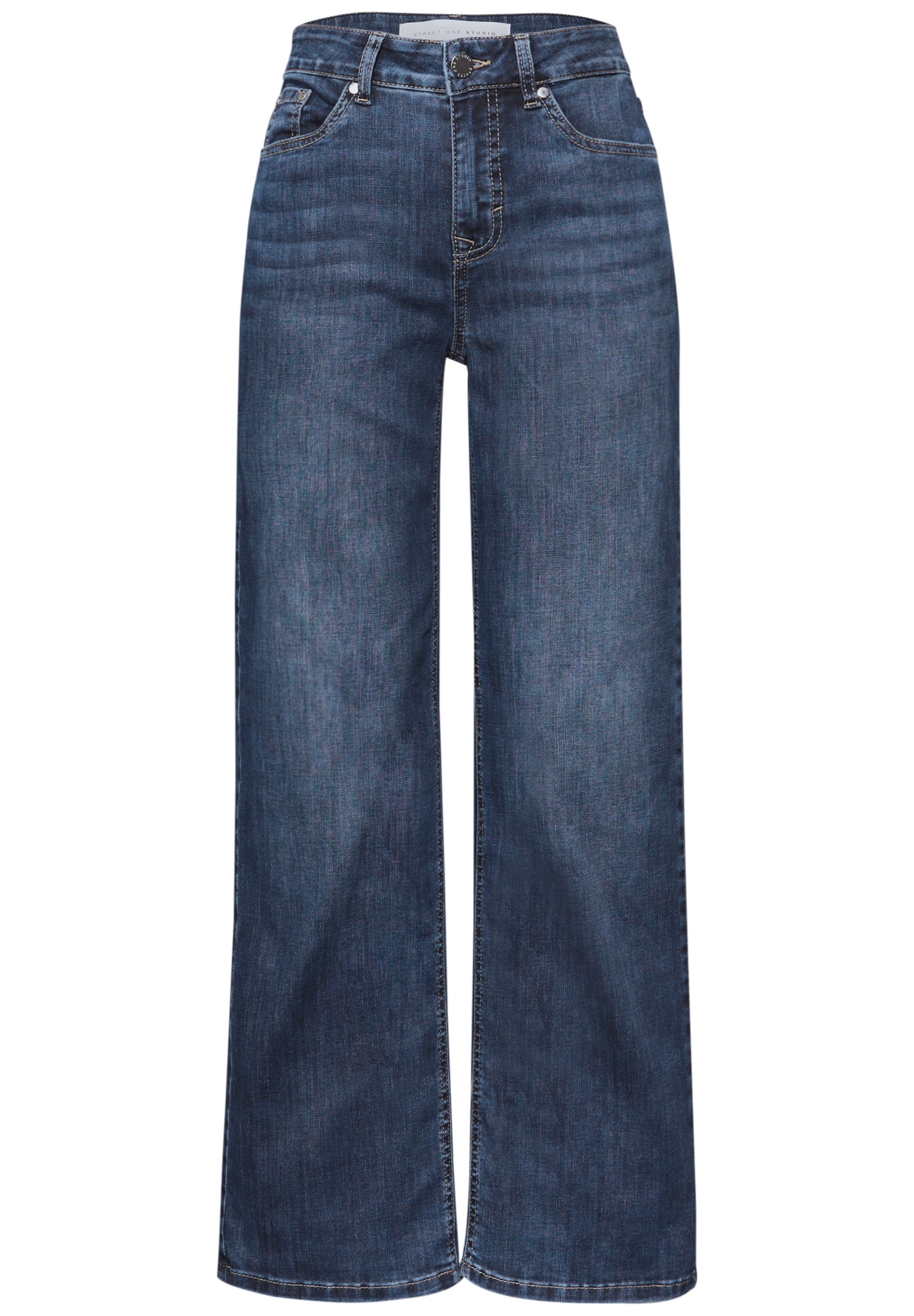 STREET ONE Loose-fit-Jeans, High Waist