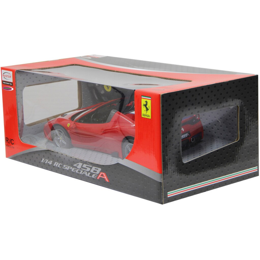 Jamara RC-Auto »Ferrari 458 Speciale 40MHz 1:14 rot«, mit Licht und Sound