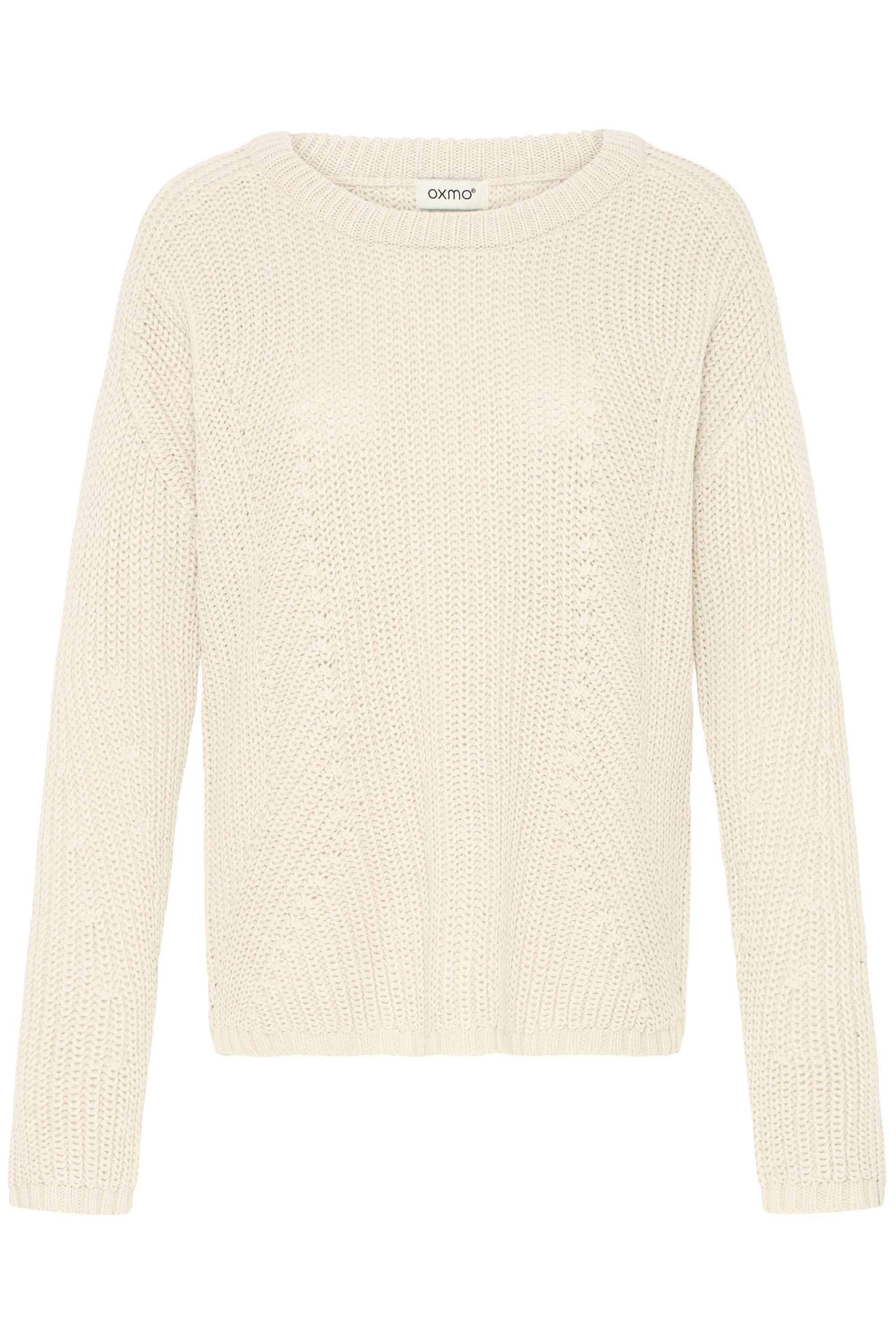 OXMO Strickfleece-Pullover "Strickpullover OXKanna"