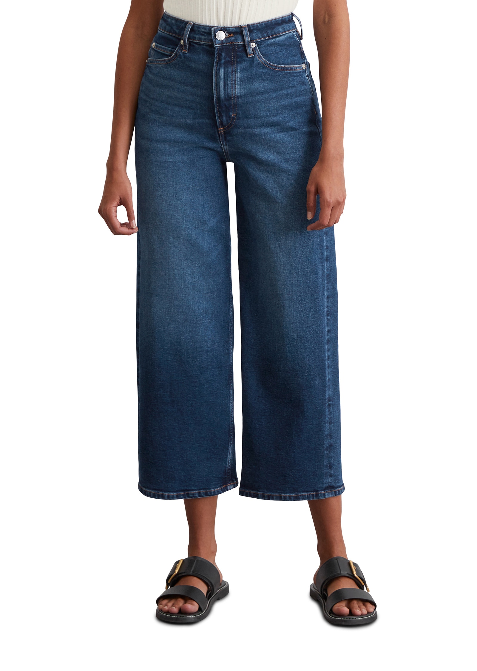 Marc OPolo Weite Jeans "aus Organic-Cotton-Mix-Stretch" günstig online kaufen