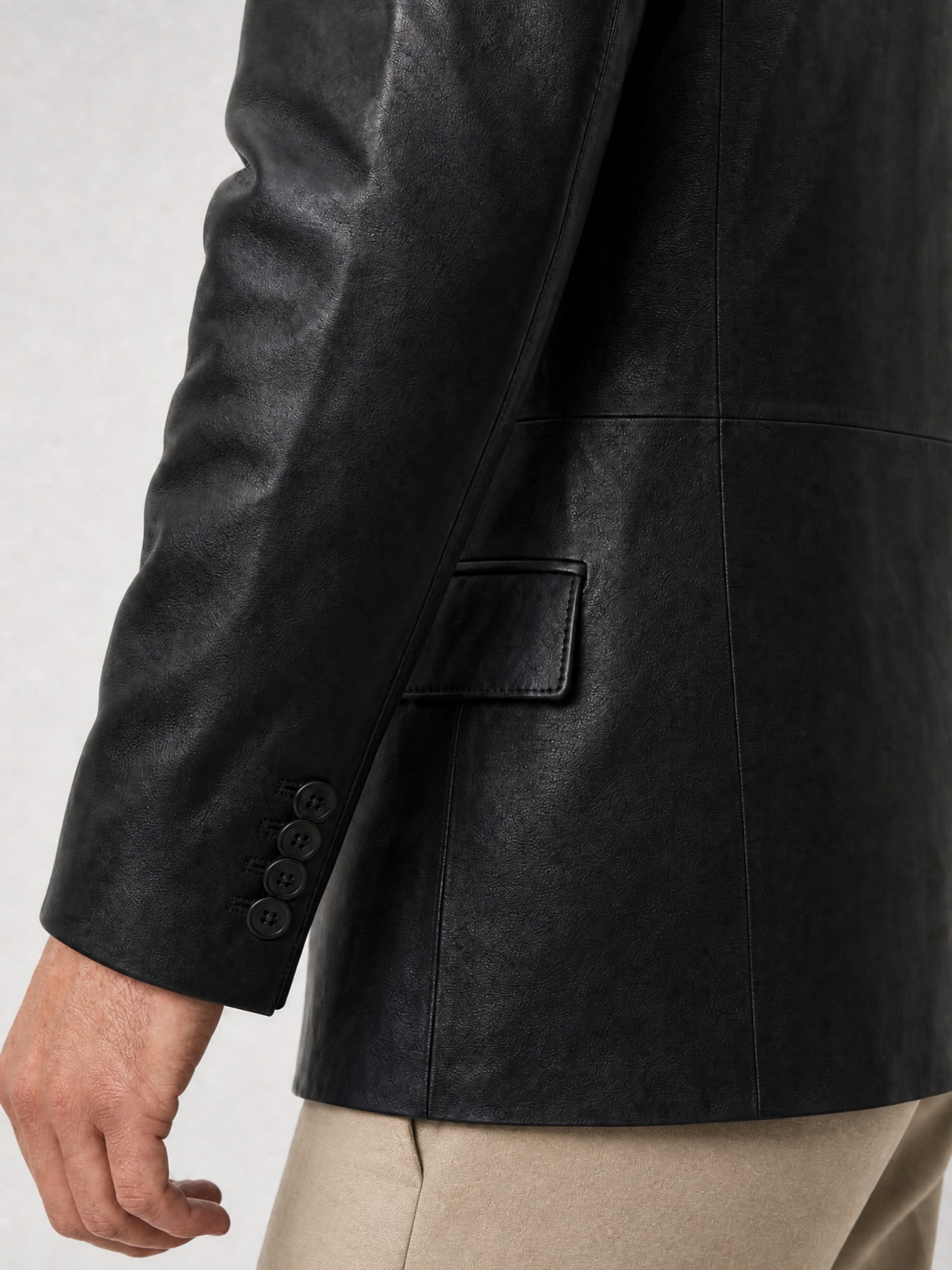 RICANO Kurzjacke »Lederjacke Diego« Handgefertigt aus echtem Leder