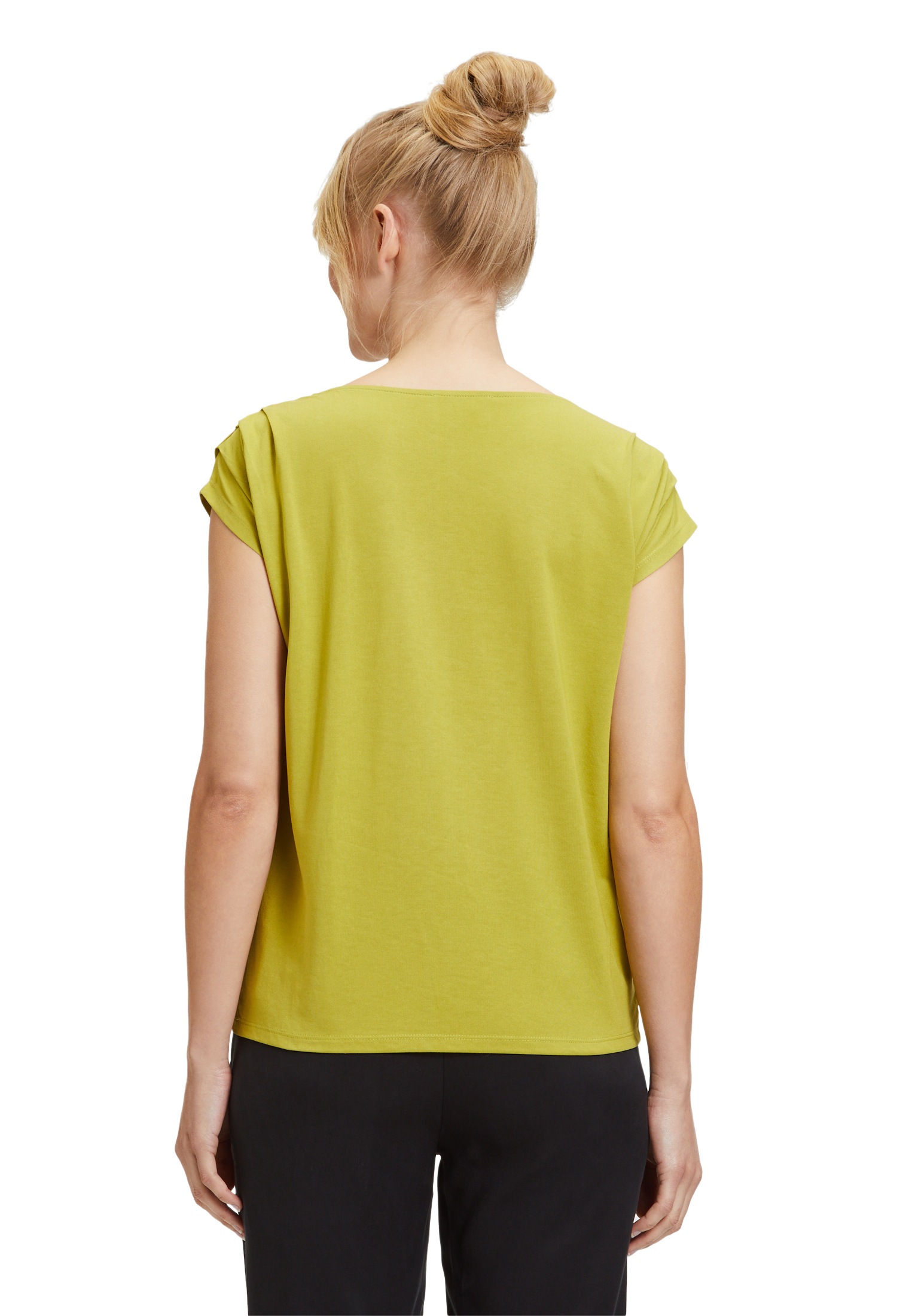 Cartoon Kurzarmshirt »Cartoon Damen Basic Shirt mit überschnittenen Ärmeln«, (1 tlg.), Falten