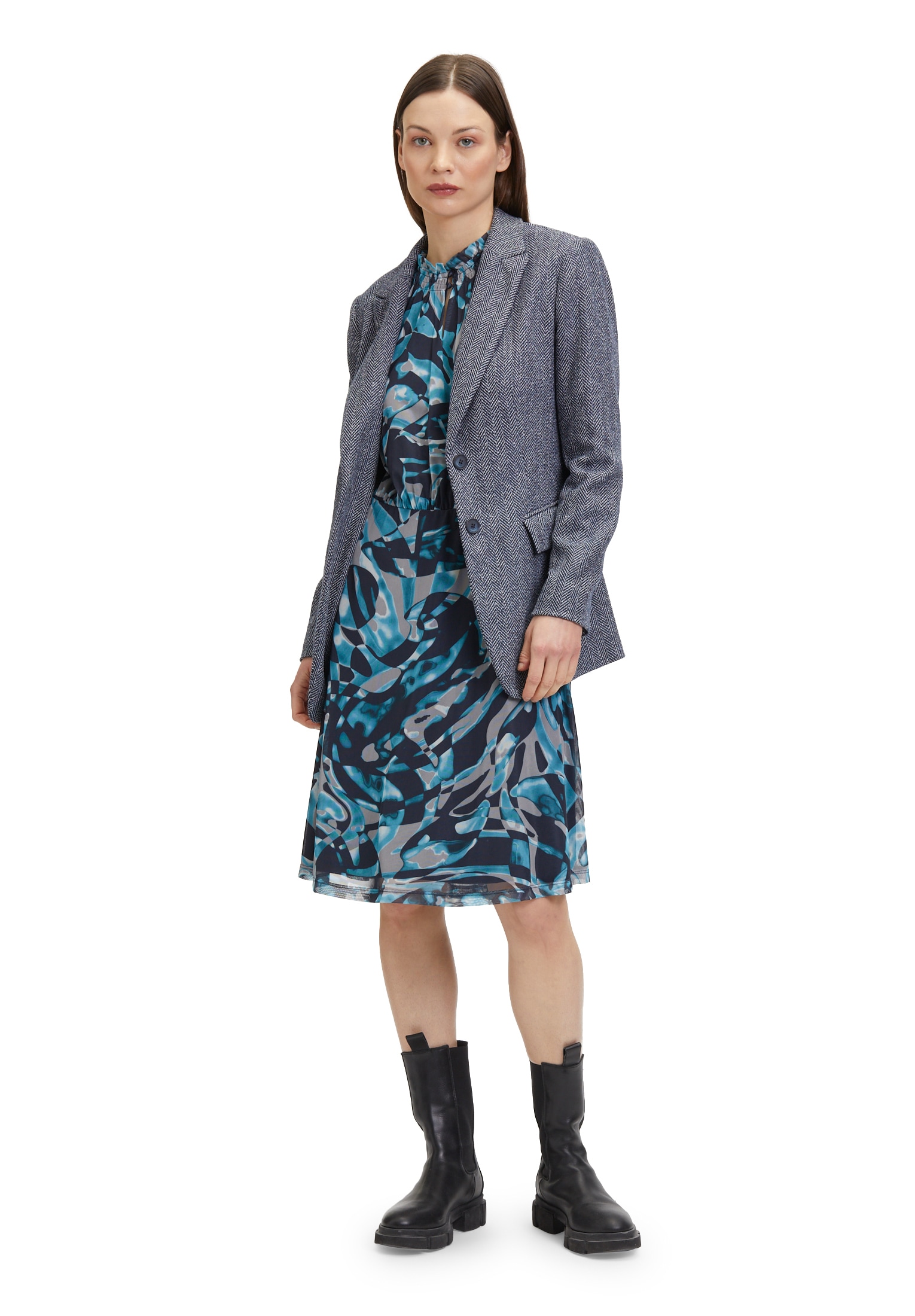Betty&Co Longblazer »Betty & Co Longblazer mit Taschen«, Nahtführung