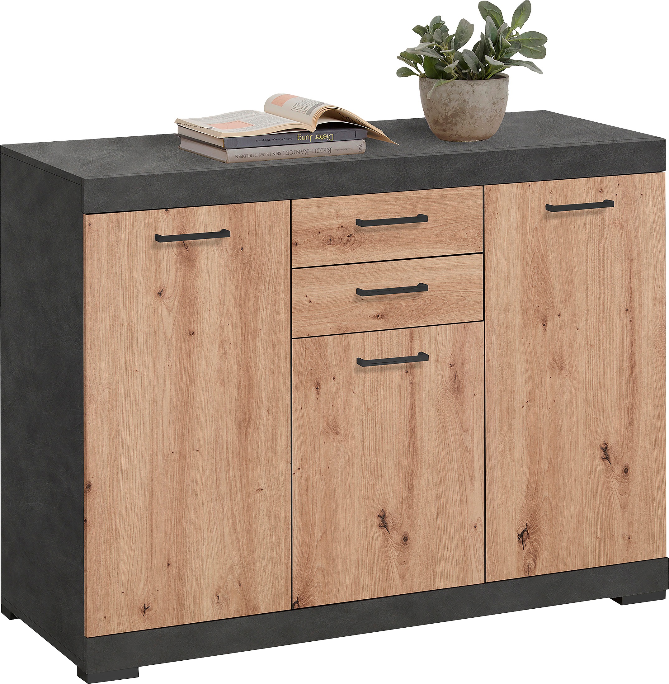 Thumbnail - FMD Kommode "Bristol 3", Mehrzweckschrank, in verschiedenen Tiefen, Breite: 120 cm