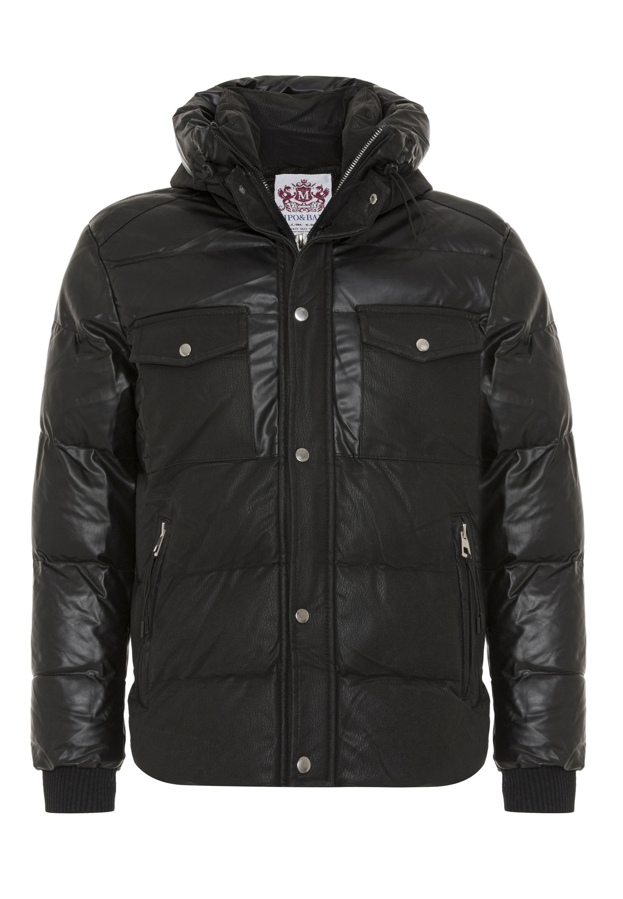 Cipo & Baxx Winterjacke »Jacke«, mit Kapuze, mit Kapuze