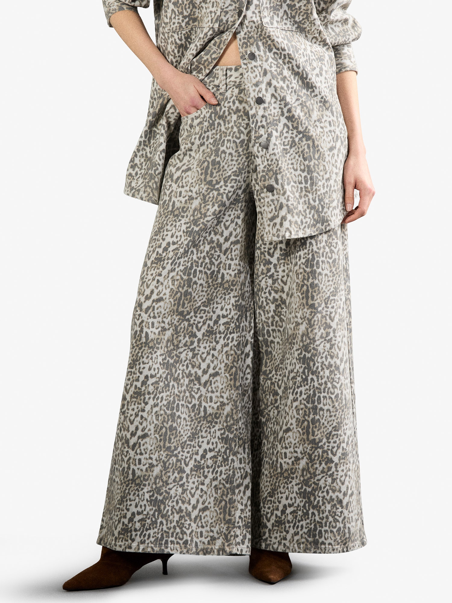 Apricot Weite Jeans »Zimi-Jeans« mit Animal-Print