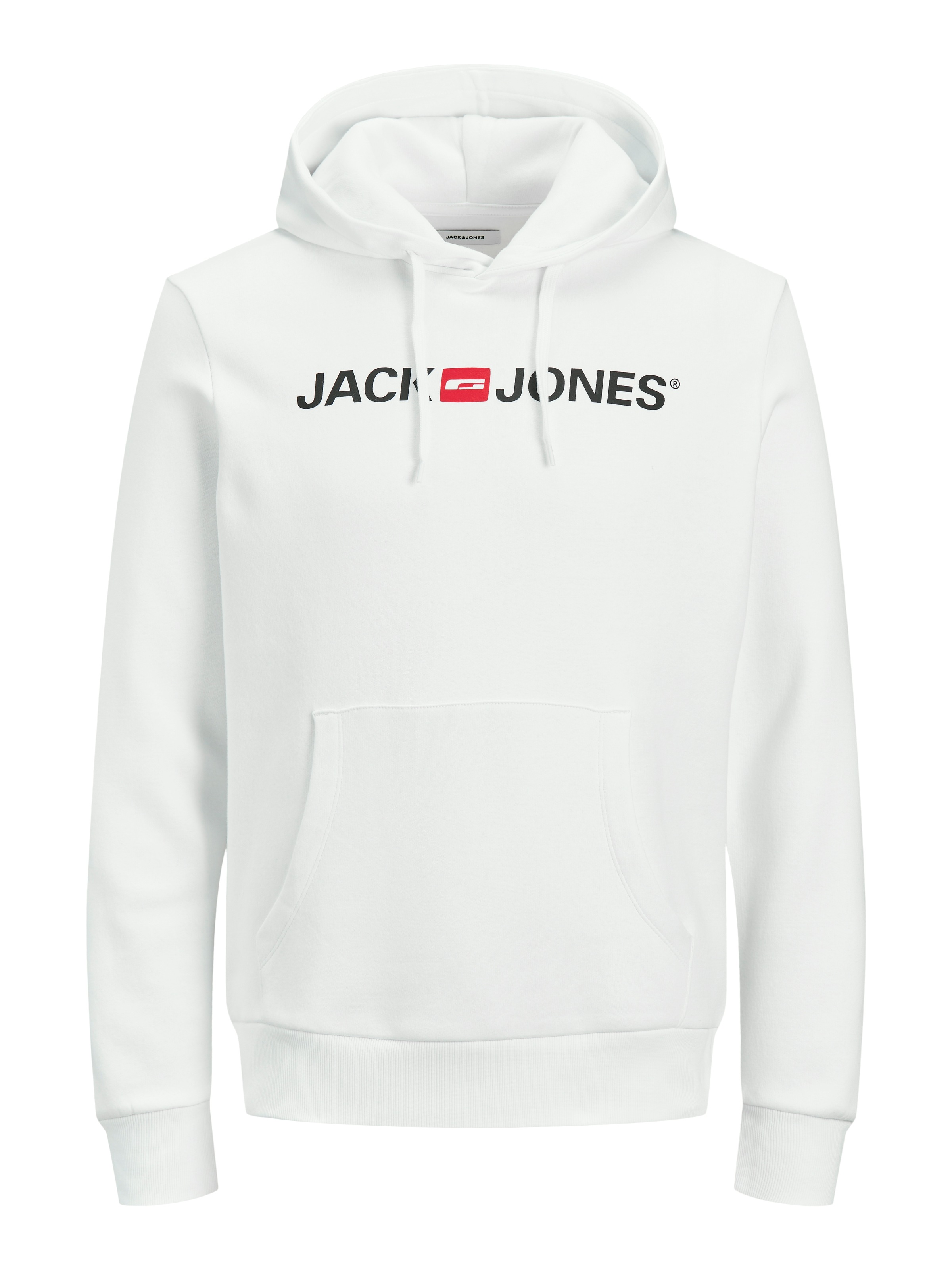 Jack & Jones Kapuzensweatshirt »JJECORP Hoodie mit Logo und hohem Tragekomfort«, bedruckt, casual, regular fit, Baumwollmischung, Rundhals
