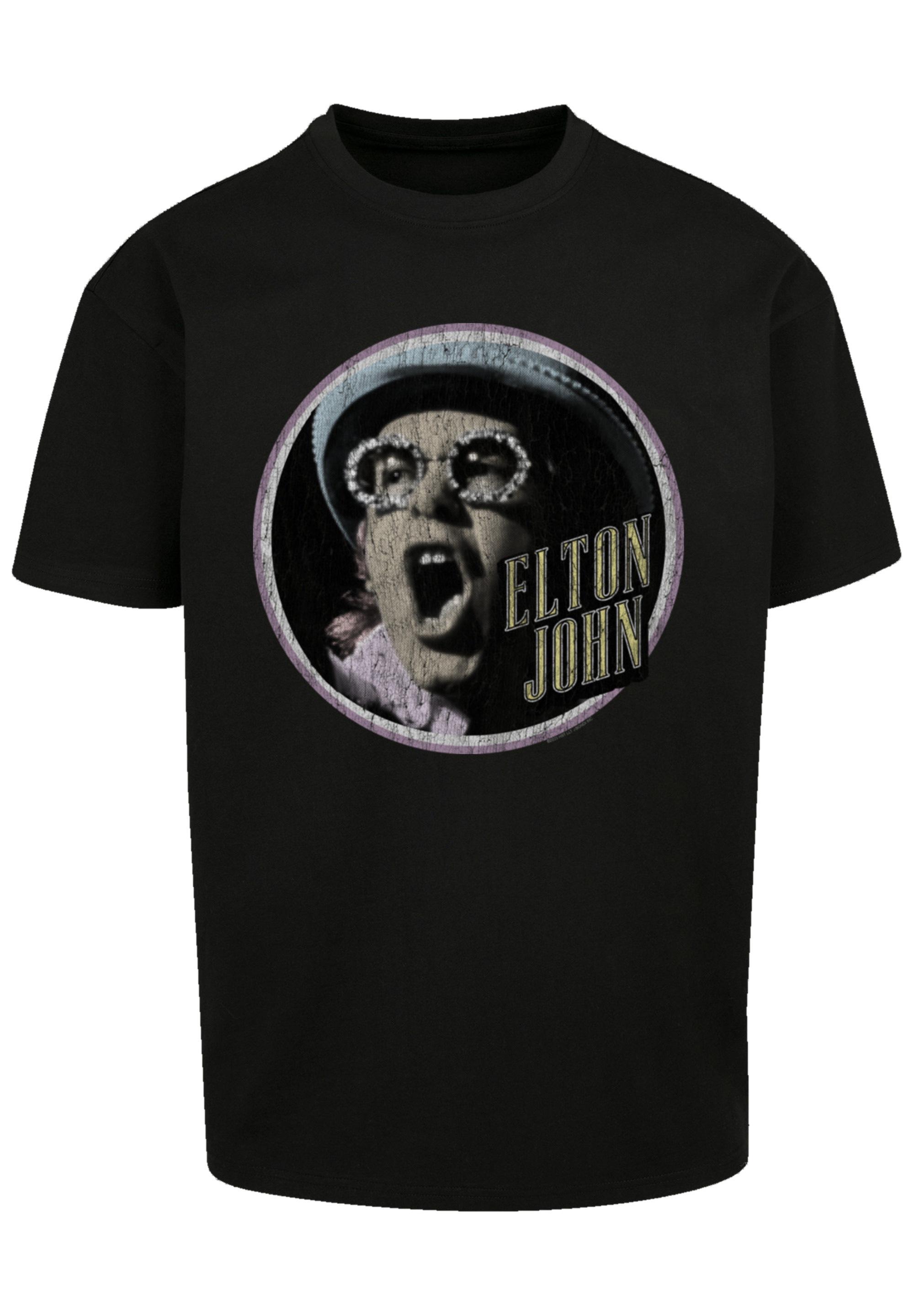 Circle«, »Elton Qualität Premium | ▷ T-Shirt Vintage F4NT4STIC bestellen BAUR John