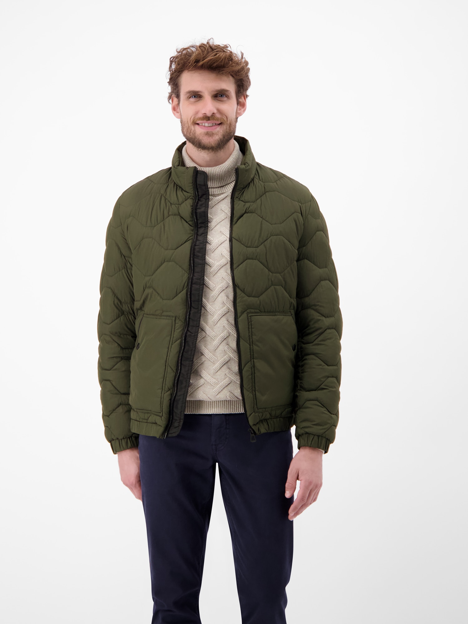 LERROS Steppjacke »LERROS Herren Steppjacke« ohne Kapuze Keine Angabe