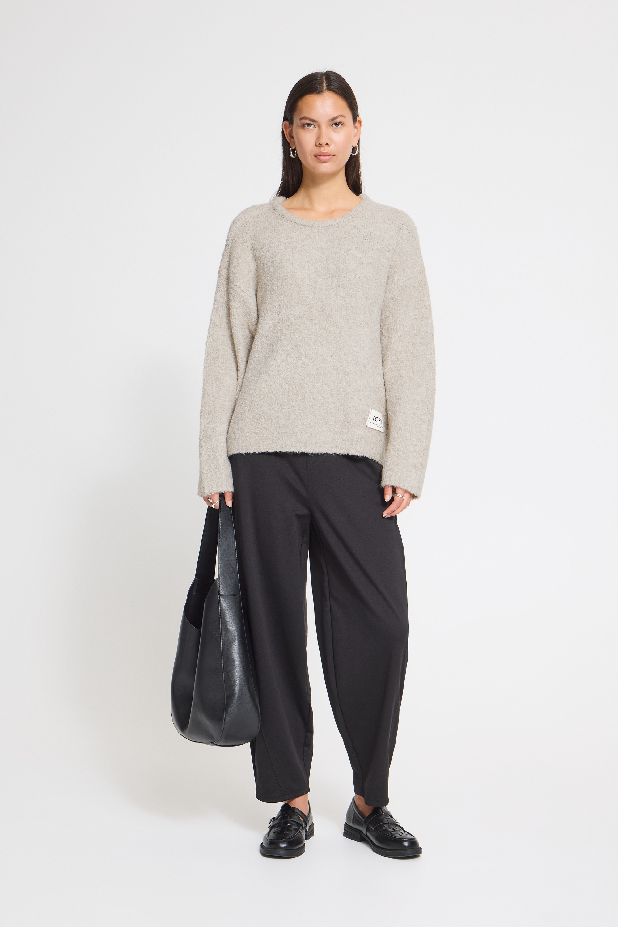 Ichi Strickpullover »Damen Strickpullover langarm IHSARISA«