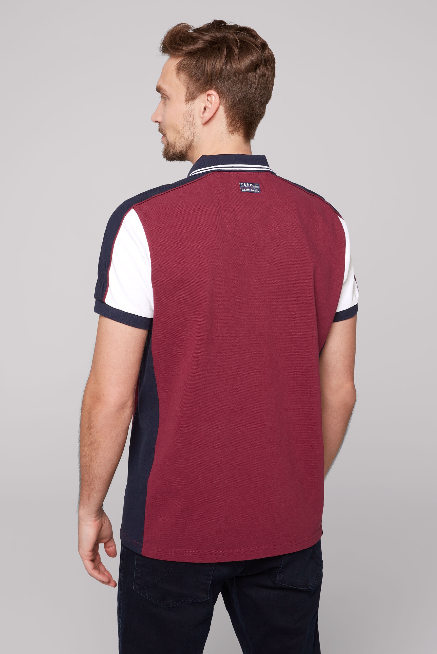 CAMP DAVID Poloshirt, aus Baumwolle