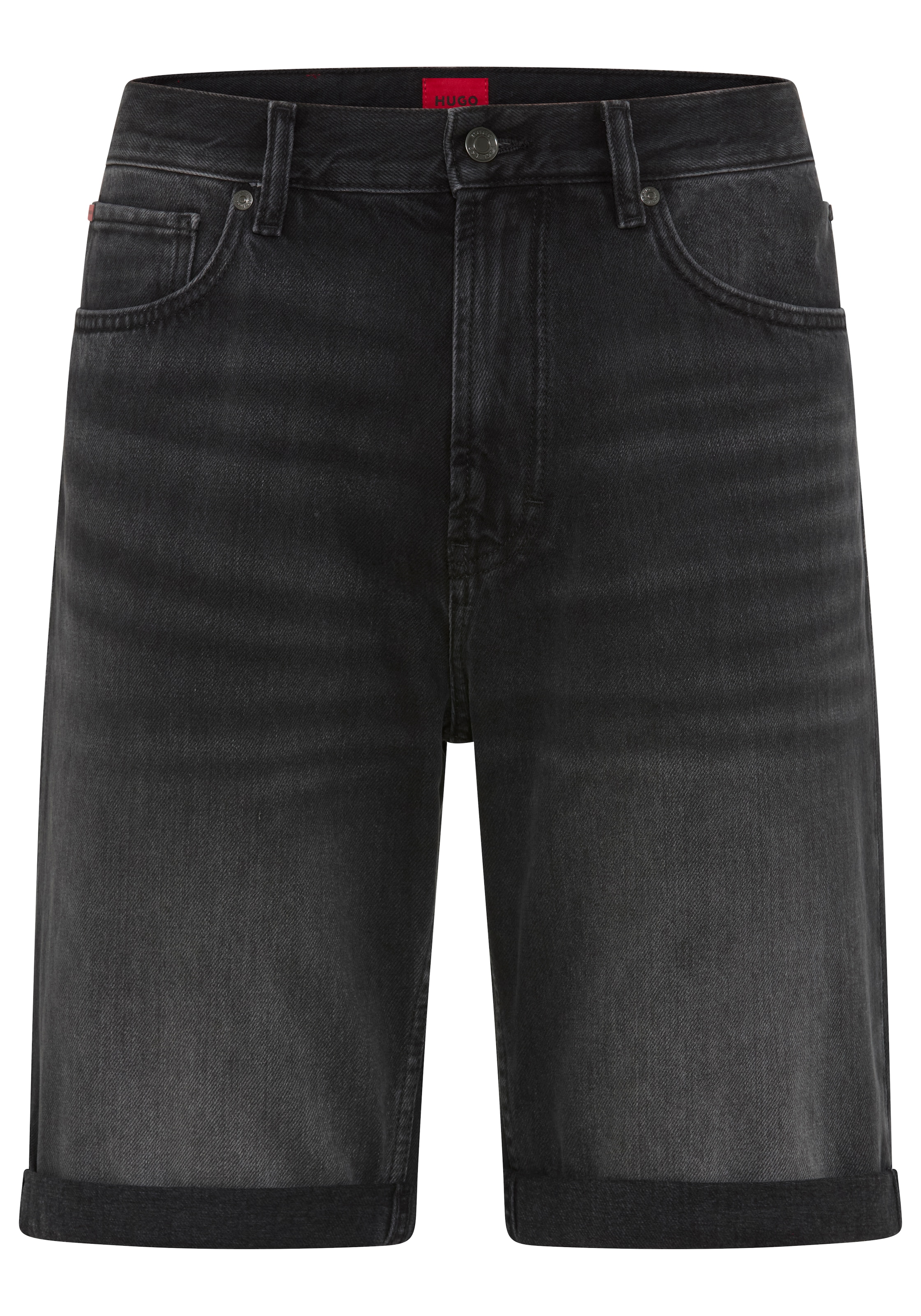 HUGO Shorts "HUGO 838/S" Tapered Fit, stone washed, reine Baumwolle