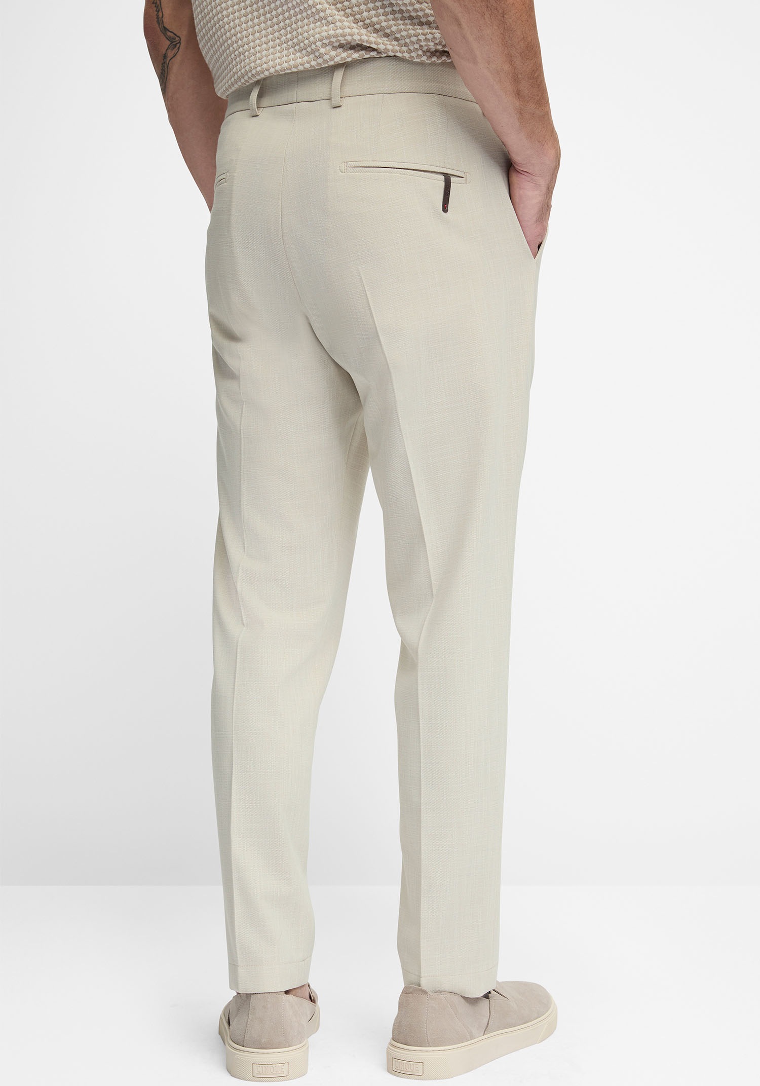 Cinque Stoffhose "CIBEPPE" Tapered-Fit, mit dezenter Struktur, normale Leib günstig online kaufen