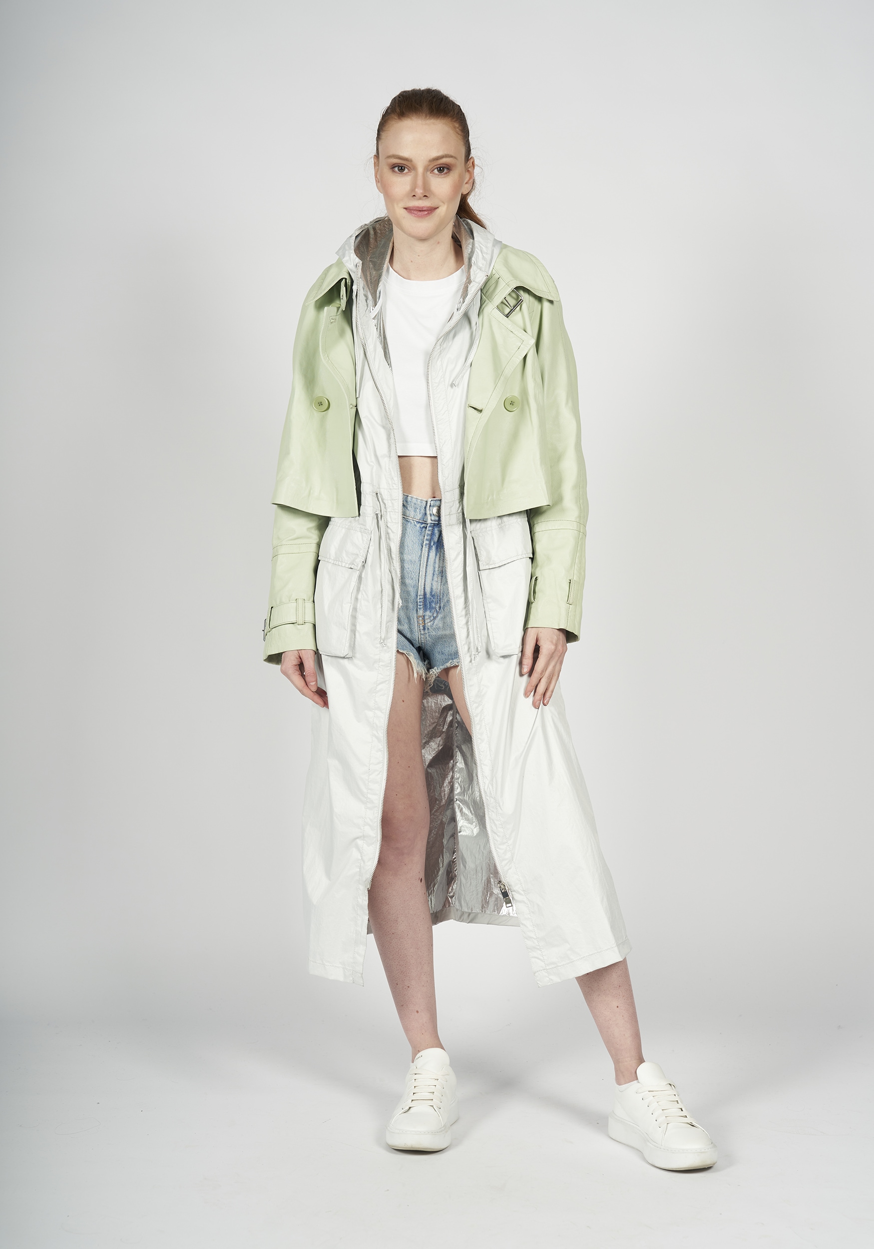 Freaky Nation Lederjacke »Miss Center-FN«