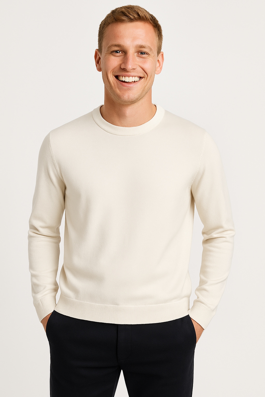ONLY & SONS Rundhalspullover "ONSHOLGER REG CREW NECK KNIT - OTL" günstig online kaufen