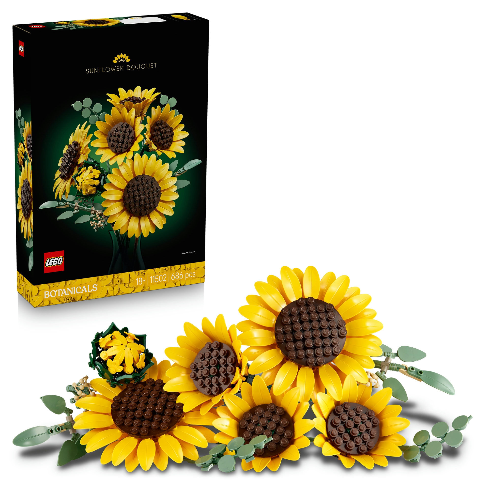LEGO® Konstruktionsspielsteine »Sonnenblumen (11502), LEGO Botanicals«