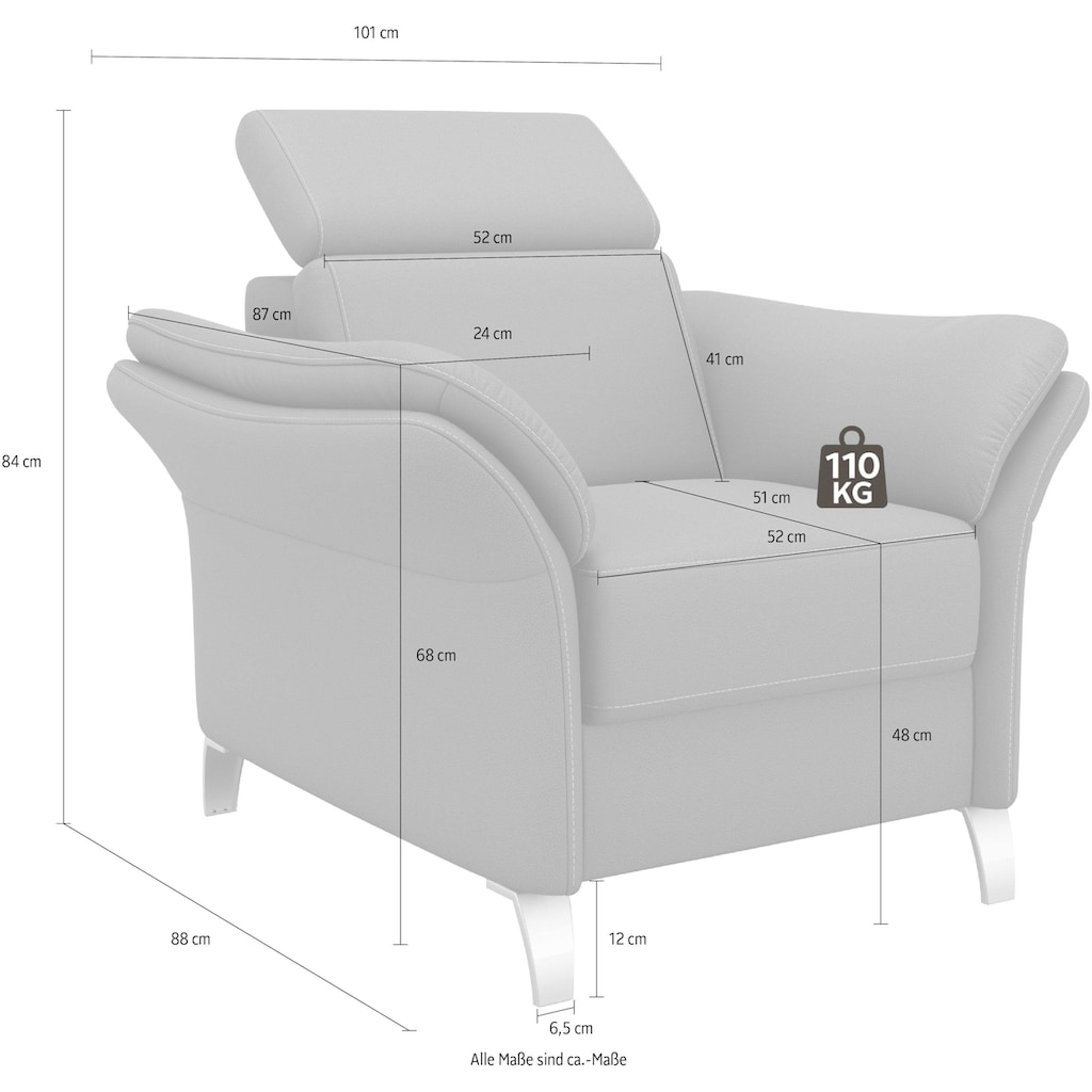 sit&more Sessel »Vincenzo«