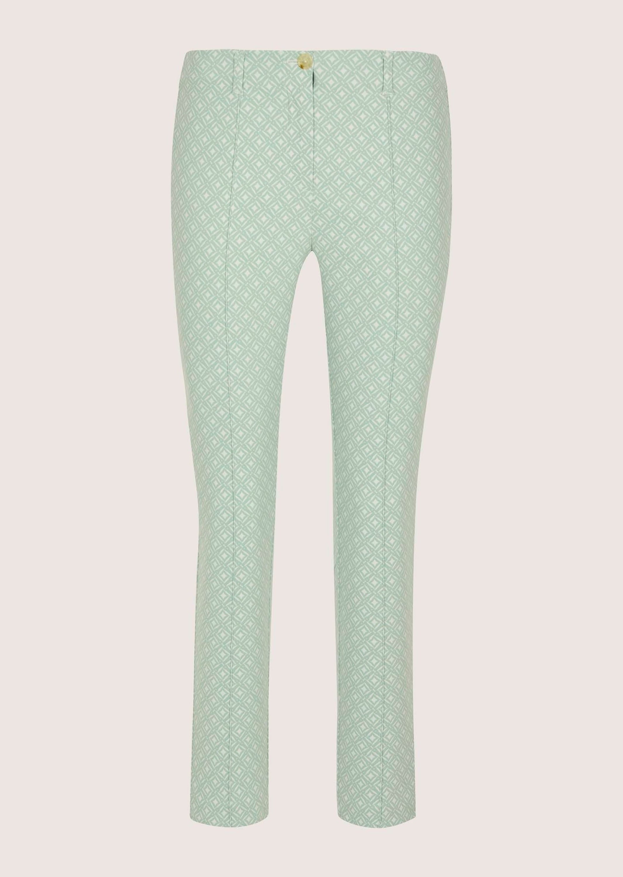 MADELEINE "Jerseyhose Jacquardhose mit grafischem Muster" Jacquardhose mit elastischem Bund